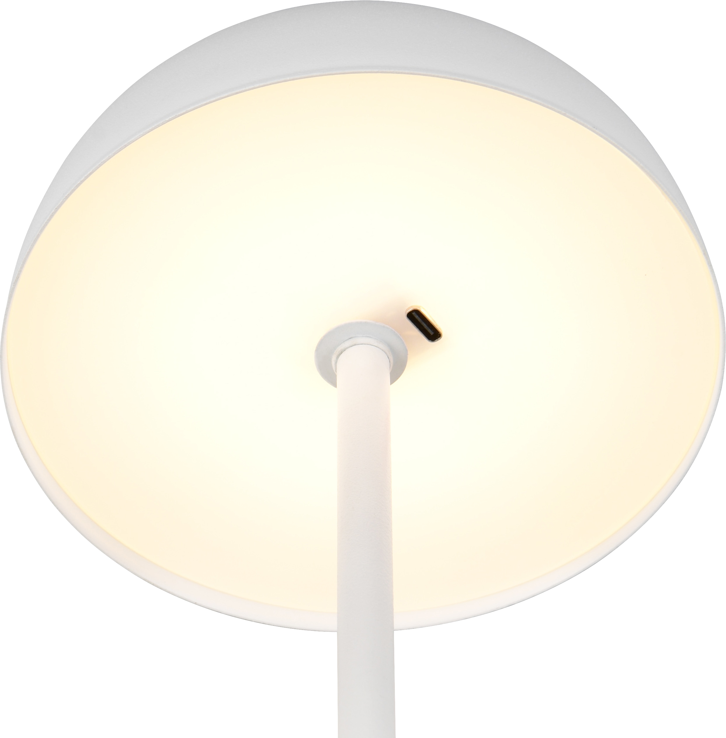 REALITY LED-Akku-Tischleuchte MUNOZ, R54891131, 1,3W, 120lm, 3000K, weiß