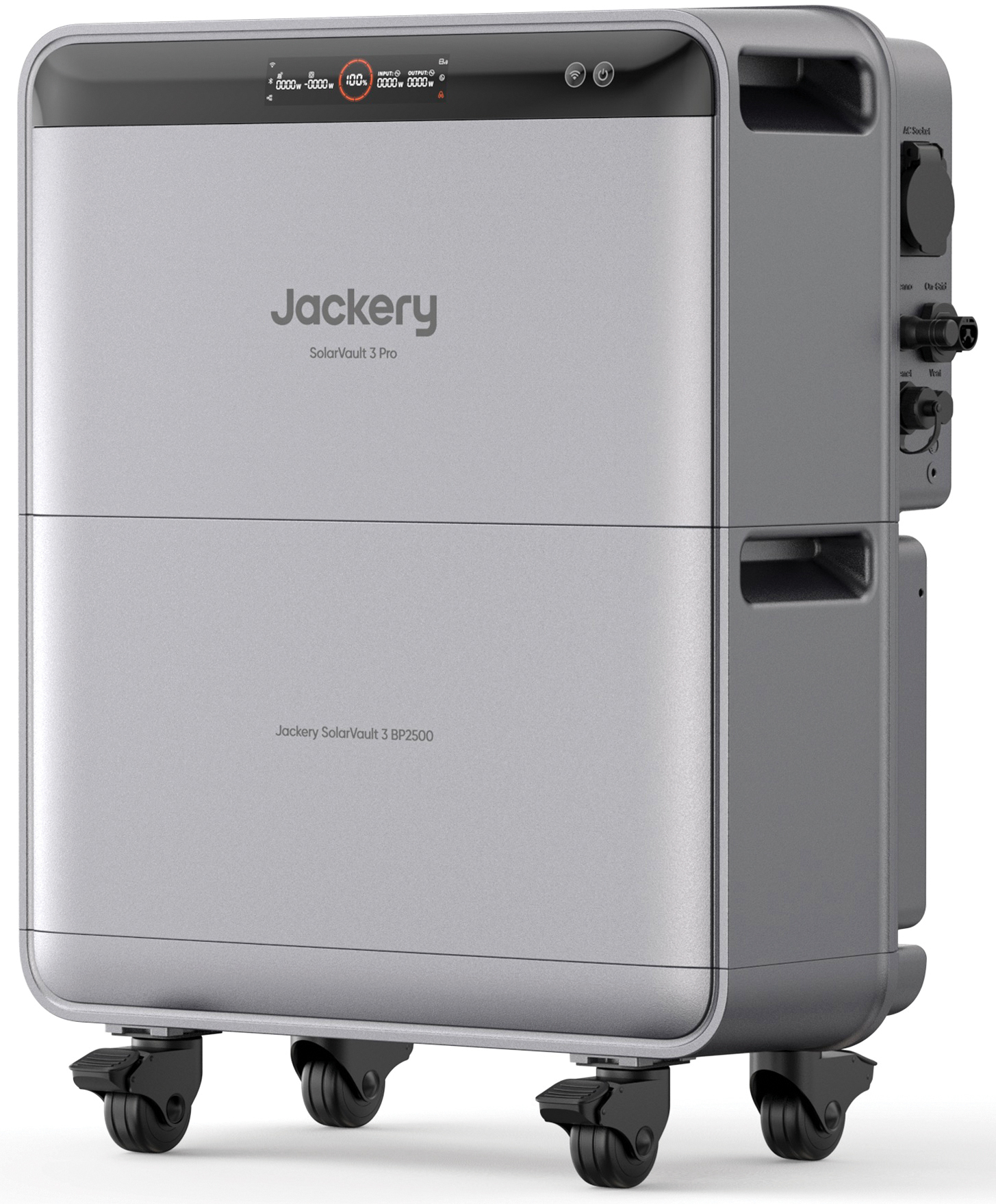 Balkonkraftwerk JACKERY SolarVault 3 Pro und Erweiterungsakku JACKERY JA BP2500