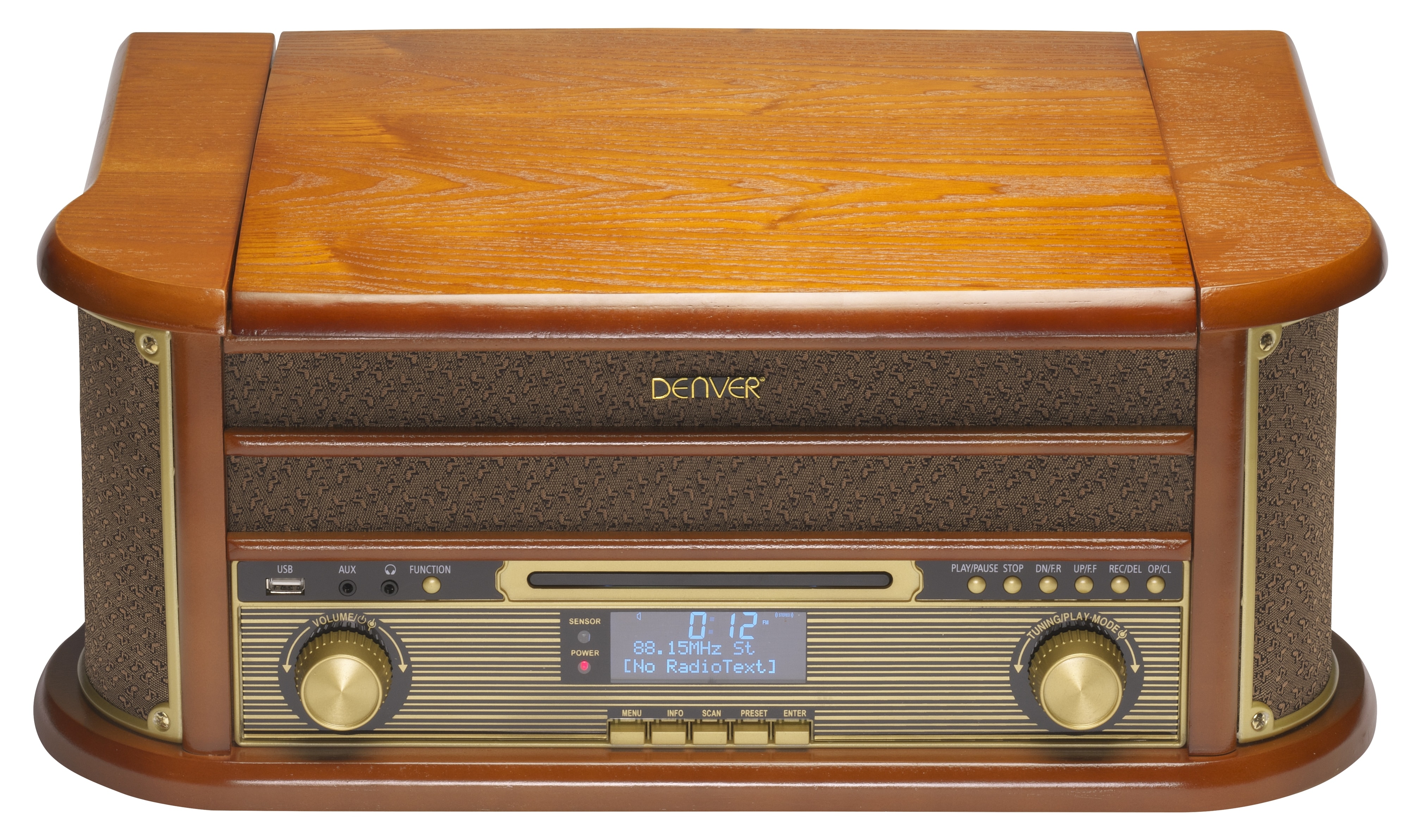 DENVER Retro Music Center MRD-51, Holz
