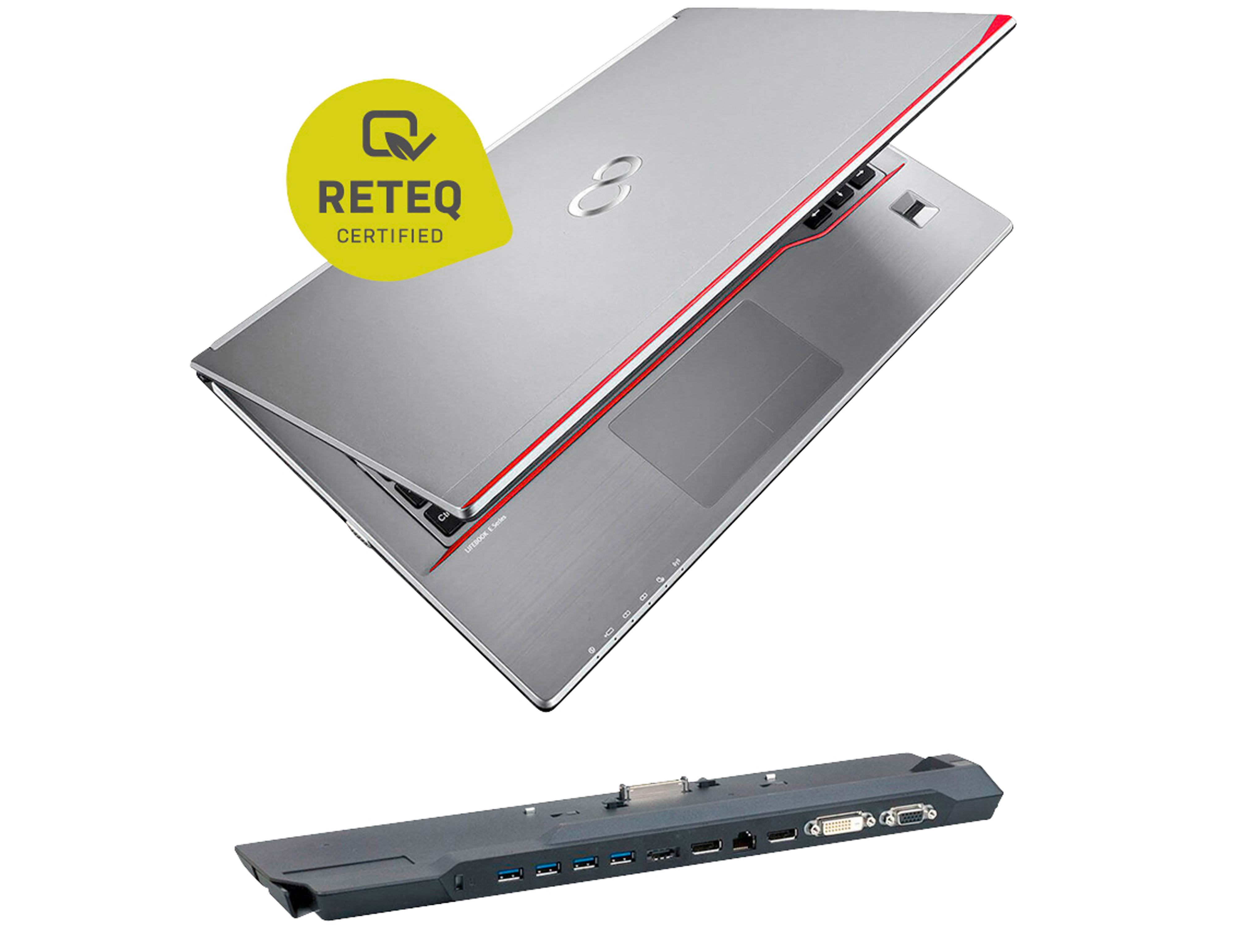 FUJITSU Notebook Lifebook, E756, 39,6 cm (15,6"), i5, 16GB, 512GB, Win10Pro, refurbished