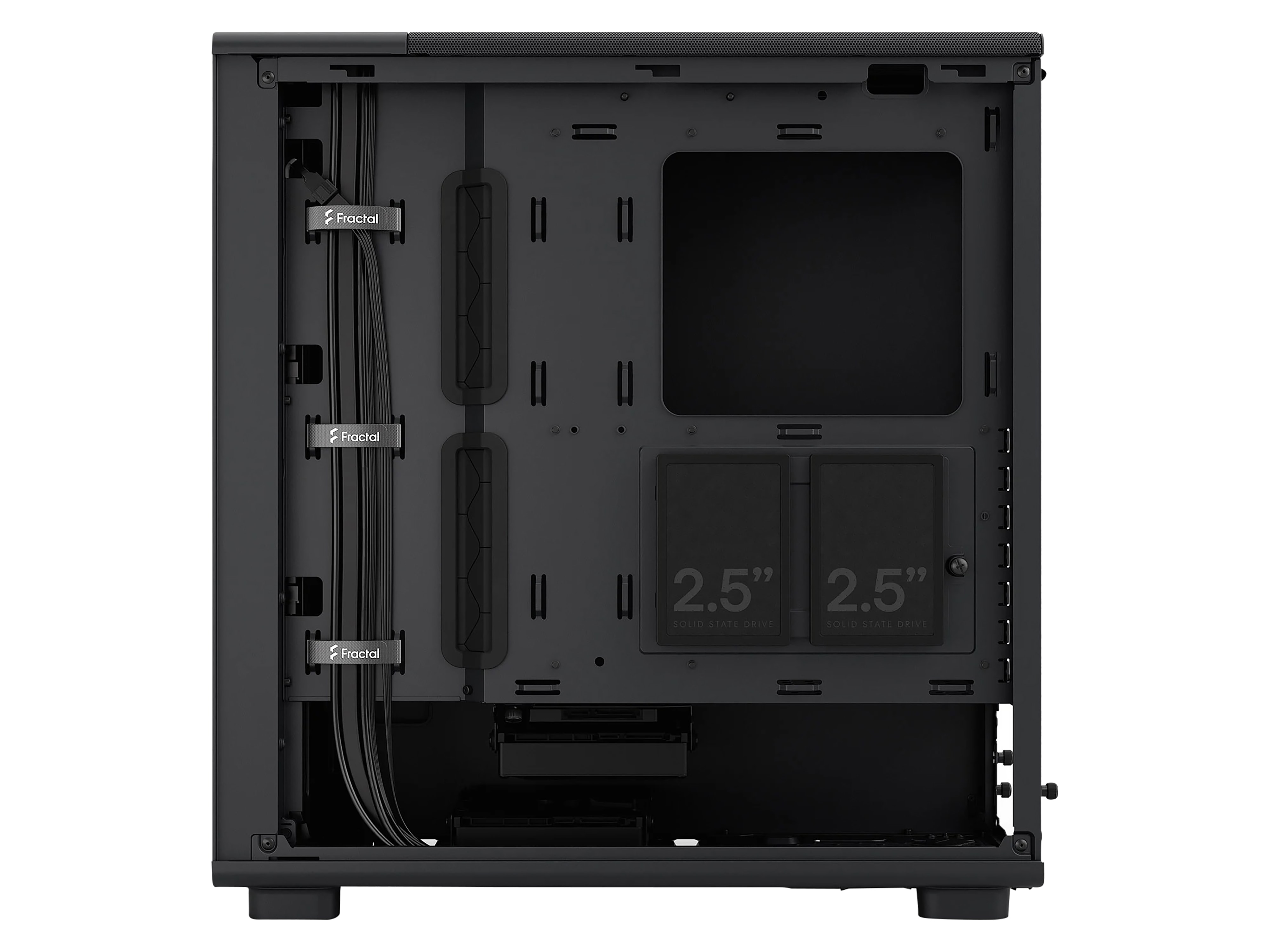 FRACTAL Midi Tower Design Epoch Black Solid