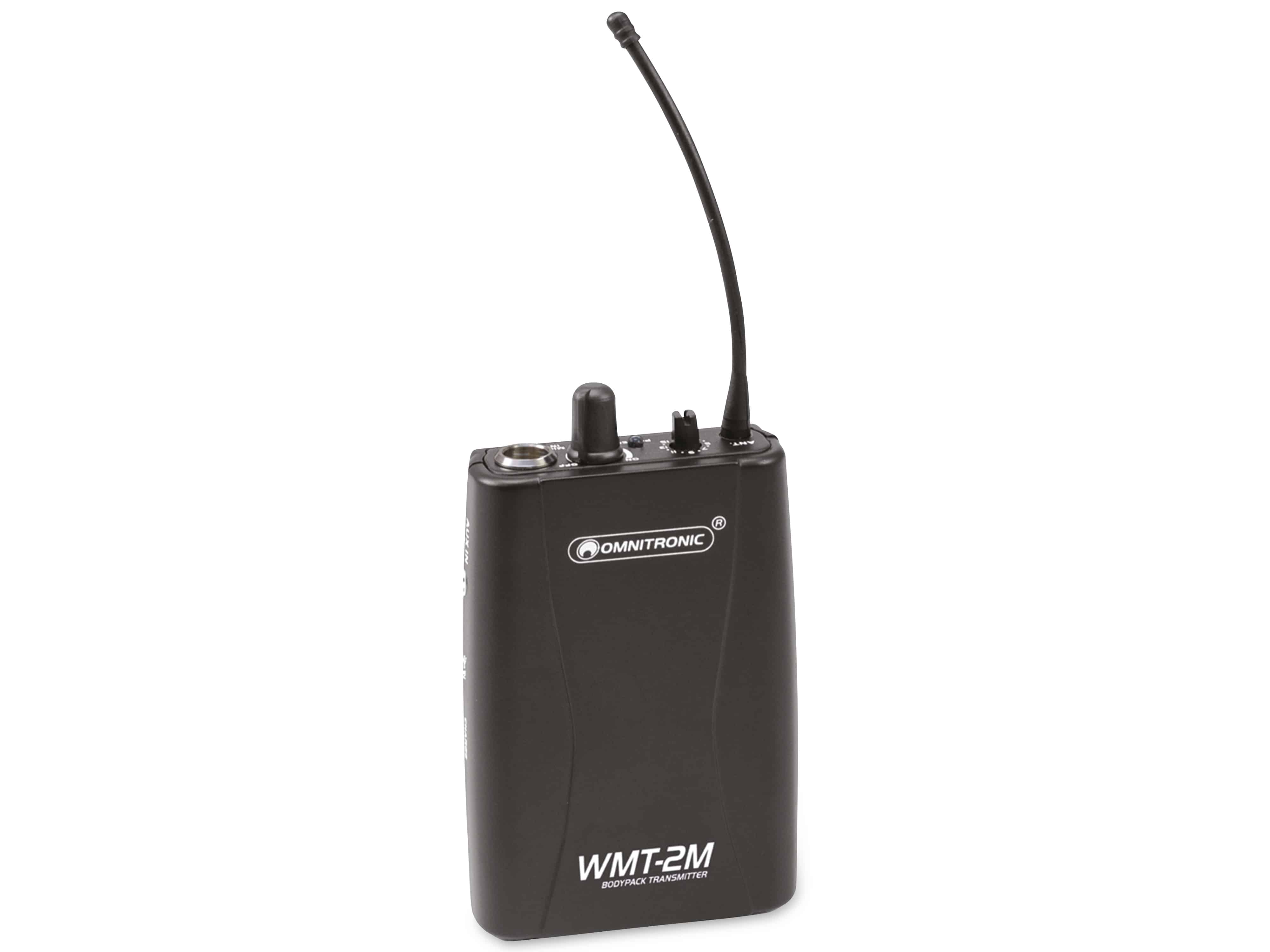 OMNITRONIC UHF-Sender mit Mikrofon WMT-2M, mono
