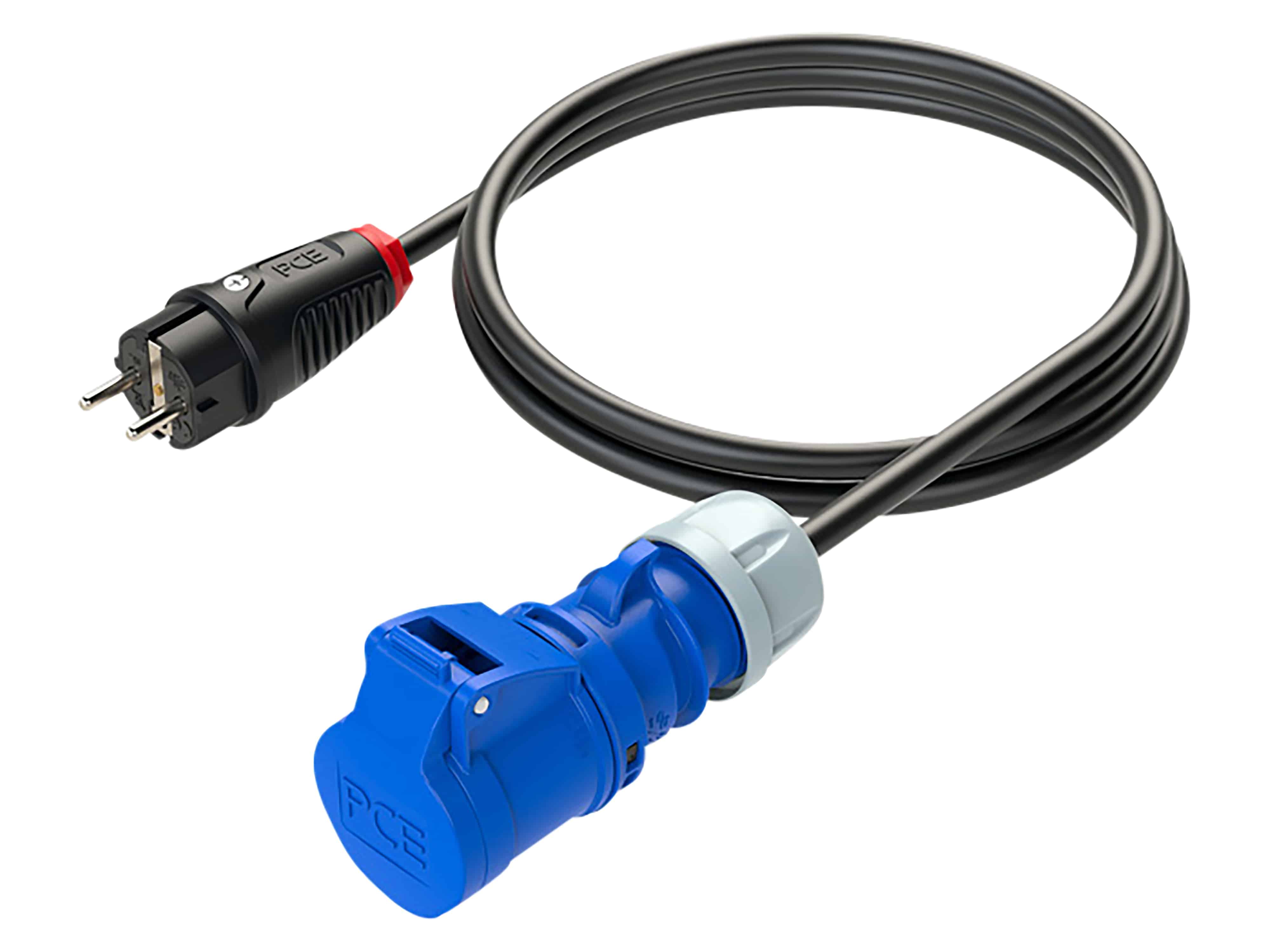 PCE CEE-Adapterkabel CEE/Stecker, 0,8 m, IP44 PCE CEE-Adapterkabel CEE/Stecker, 0,8 m, IP44