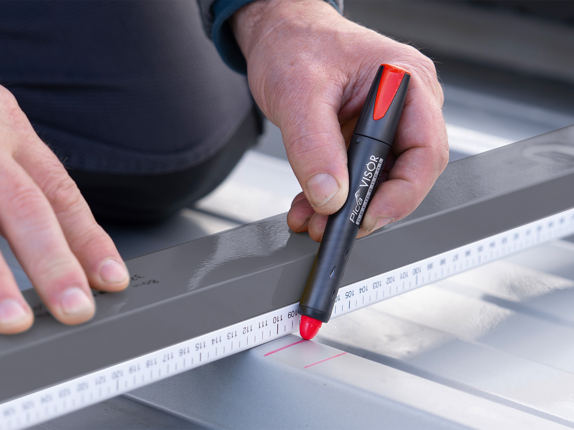 PICA MASTER-BELT, Gürteltasche mit Tieflochmarker & Permanentmarker