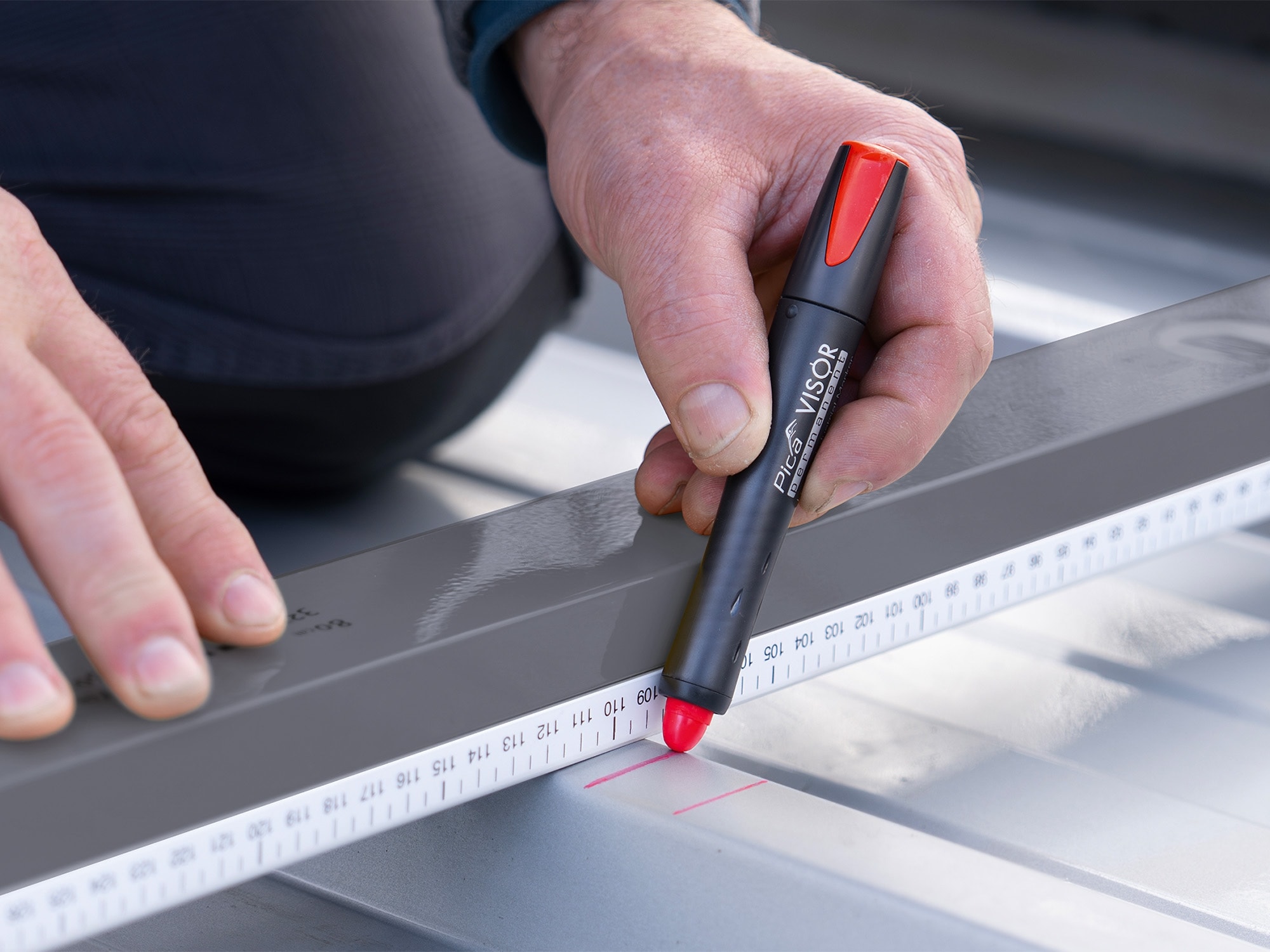 PICA MASTER-BELT, Gürteltasche mit Tieflochmarker & Permanentmarker