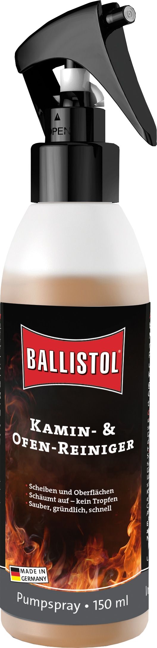 BALLISTOL Kamin- & Ofen-Reiniger 150 ml BALLISTOL Kamin- & Ofen-Reiniger 150 ml
