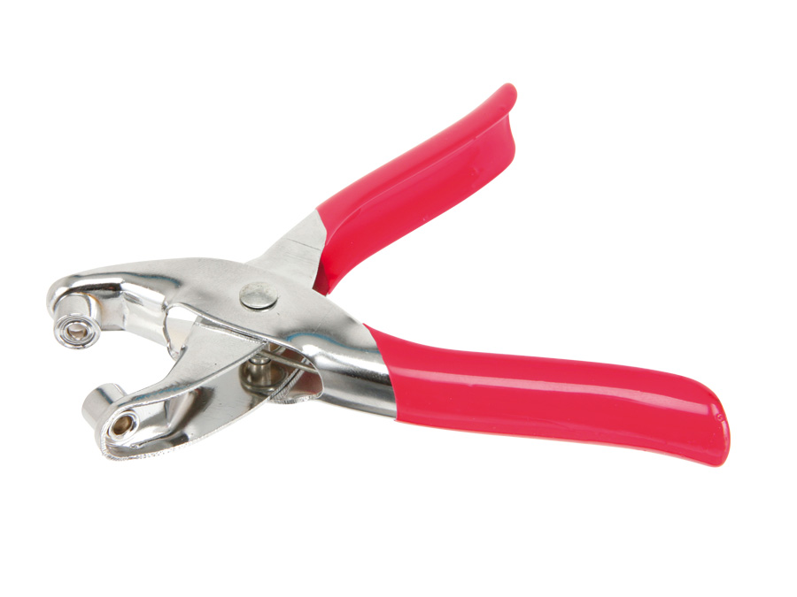 BGS TECHNIC Ösenzange mit 100 Ösen, 4,5 mm