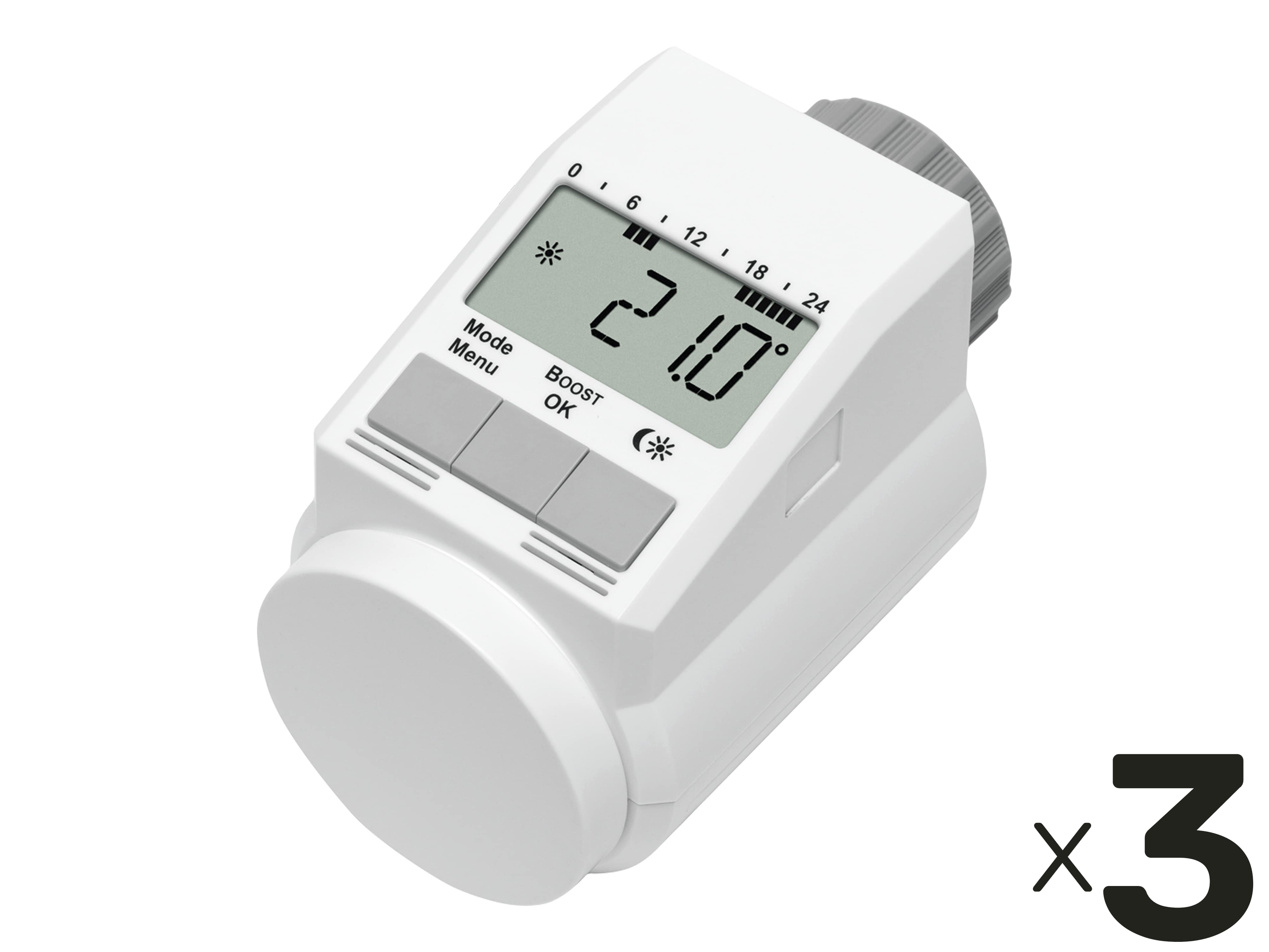 EQIVA Heizkörper-Thermostat Typ L 130809G0, 3 Stück EQIVA Heizkörper-Thermostat Typ L 130809G0, 3 Stück