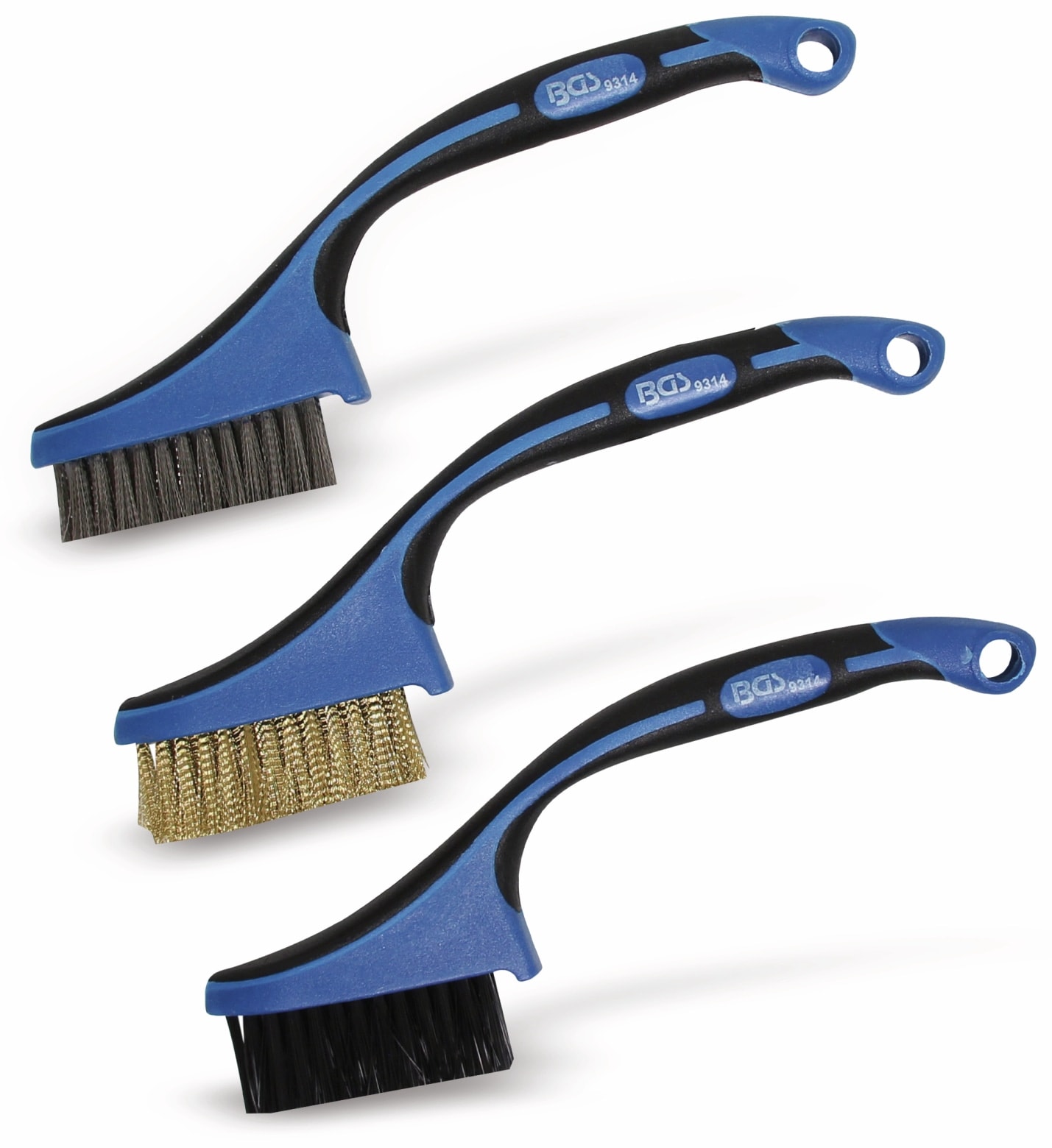 BGS TECHNIC Mini Bürsten, 3er Set, 165 mm BGS TECHNIC Mini Bürsten, 3er Set, 165 mm
