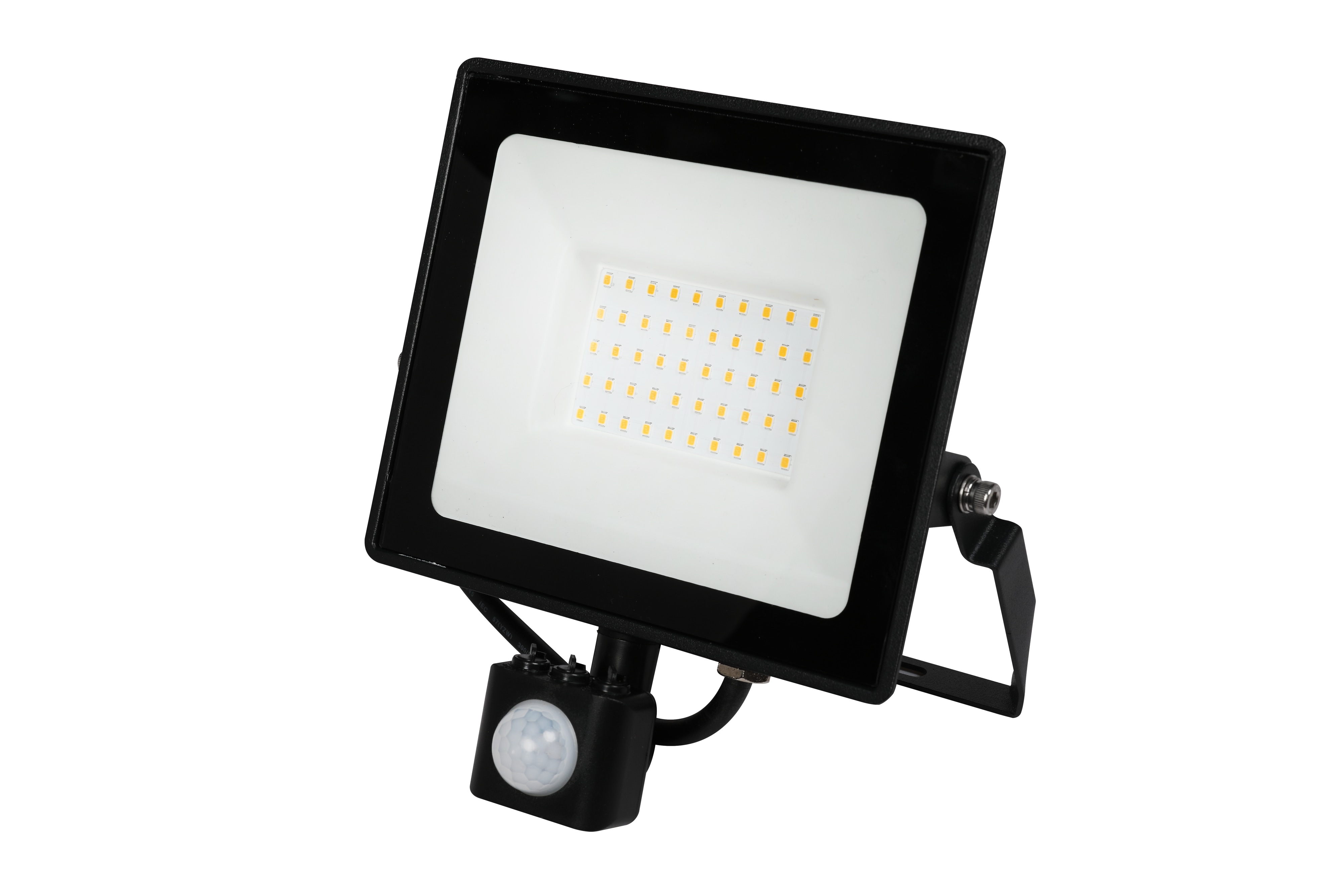 BLULAXA LED-Fluter mit Bewegungsmelder, EEK: F, 50W, 4300lm, 4000K, schwarz BLULAXA LED-Fluter mit Bewegungsmelder, EEK: F, 50W, 4300lm, 4000K, schwarz