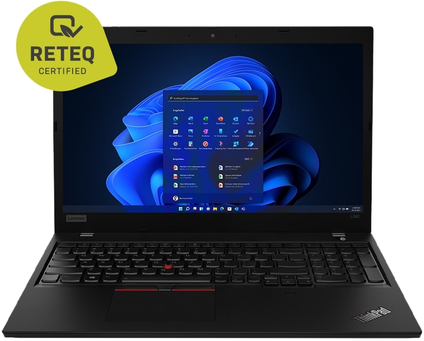 LENOVO Notebook THINKPAD L590, 39,62 cm (15,6"), i3, 16GB, 1TB, Win11Pro, refurbished LENOVO Notebook THINKPAD L590, 39,62 cm (15,6"), i3, 16GB, 1TB, Win11Pro, refurbished