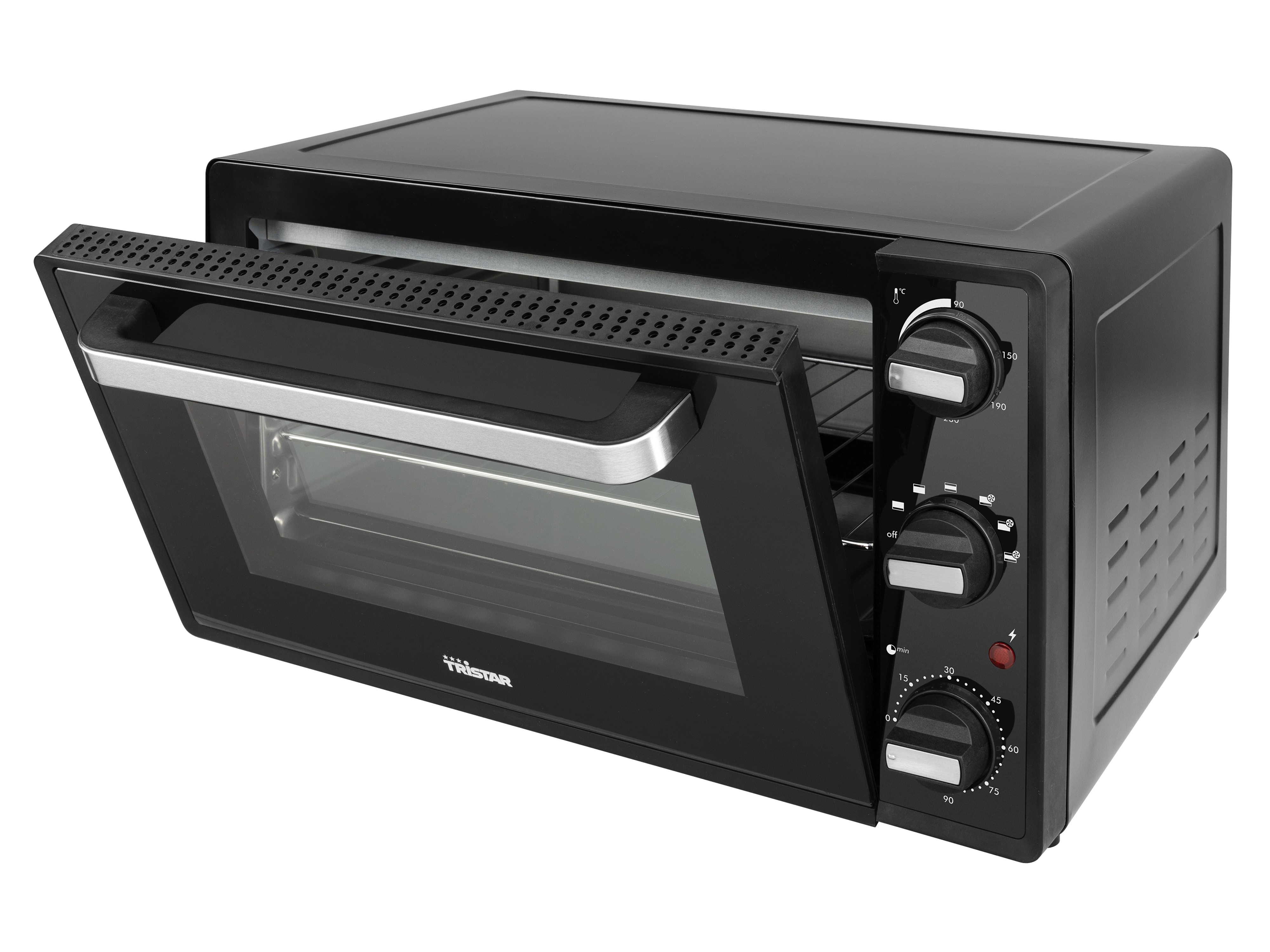 TRISTAR Mini-Backofen OV-3630, 38, L, 2000 W, Heißluft, schwarz