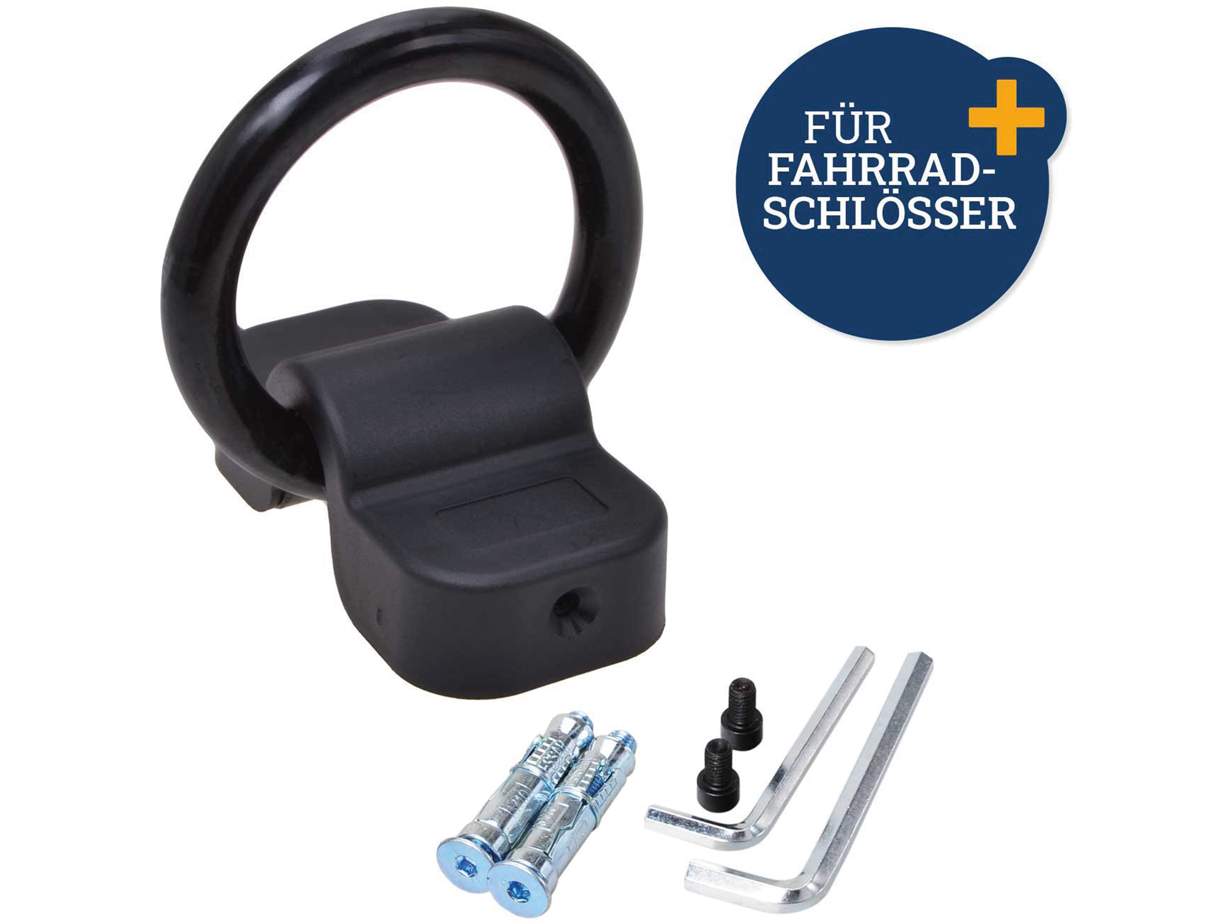 FILMER Wand- und Bodenanker 49421, für Fahrradschlösser- und ketten FILMER Wand- und Bodenanker 49421, für Fahrradschlösser- und ketten