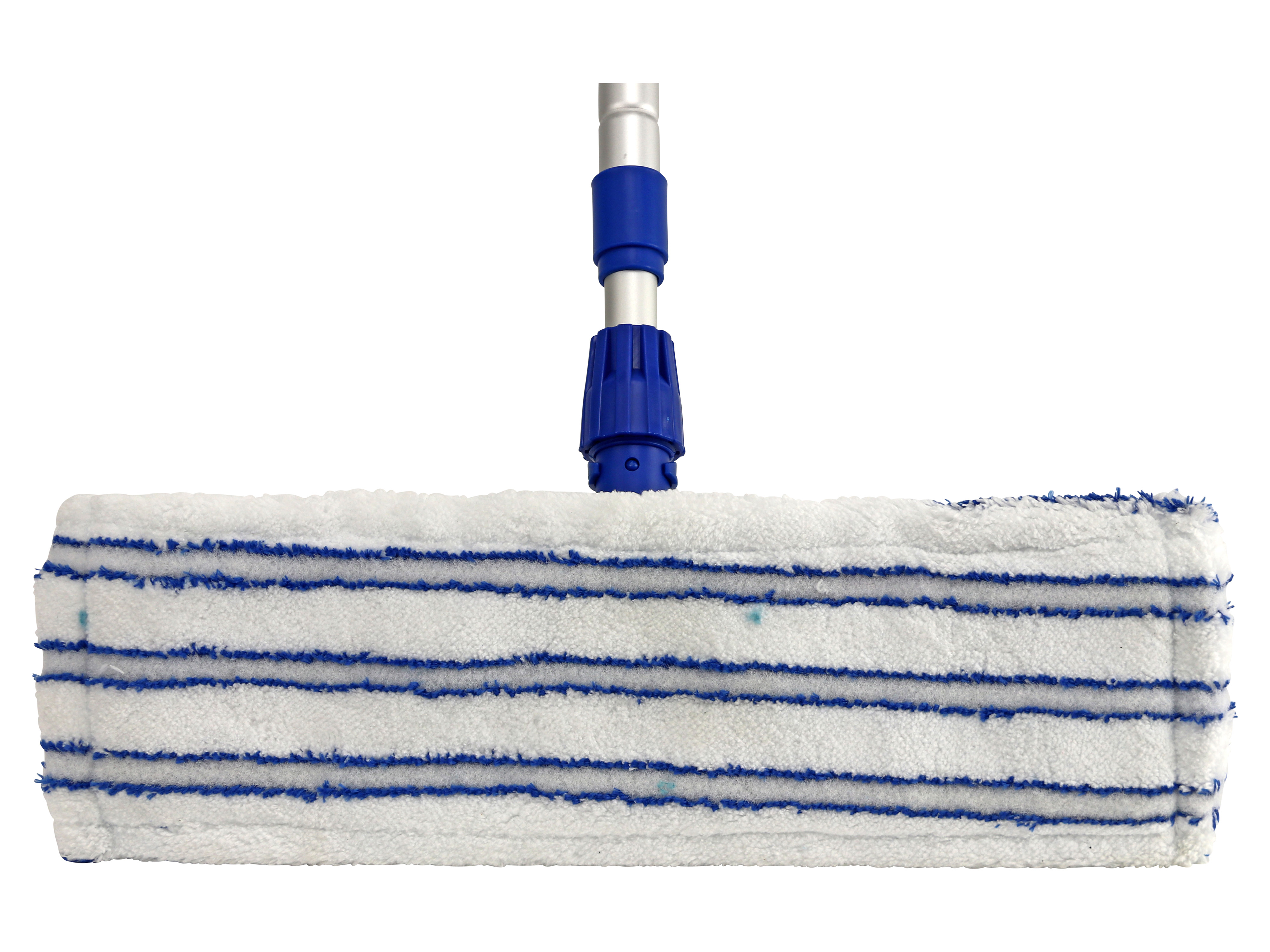 Bodenwischer, silber/blau, 85-140 cm