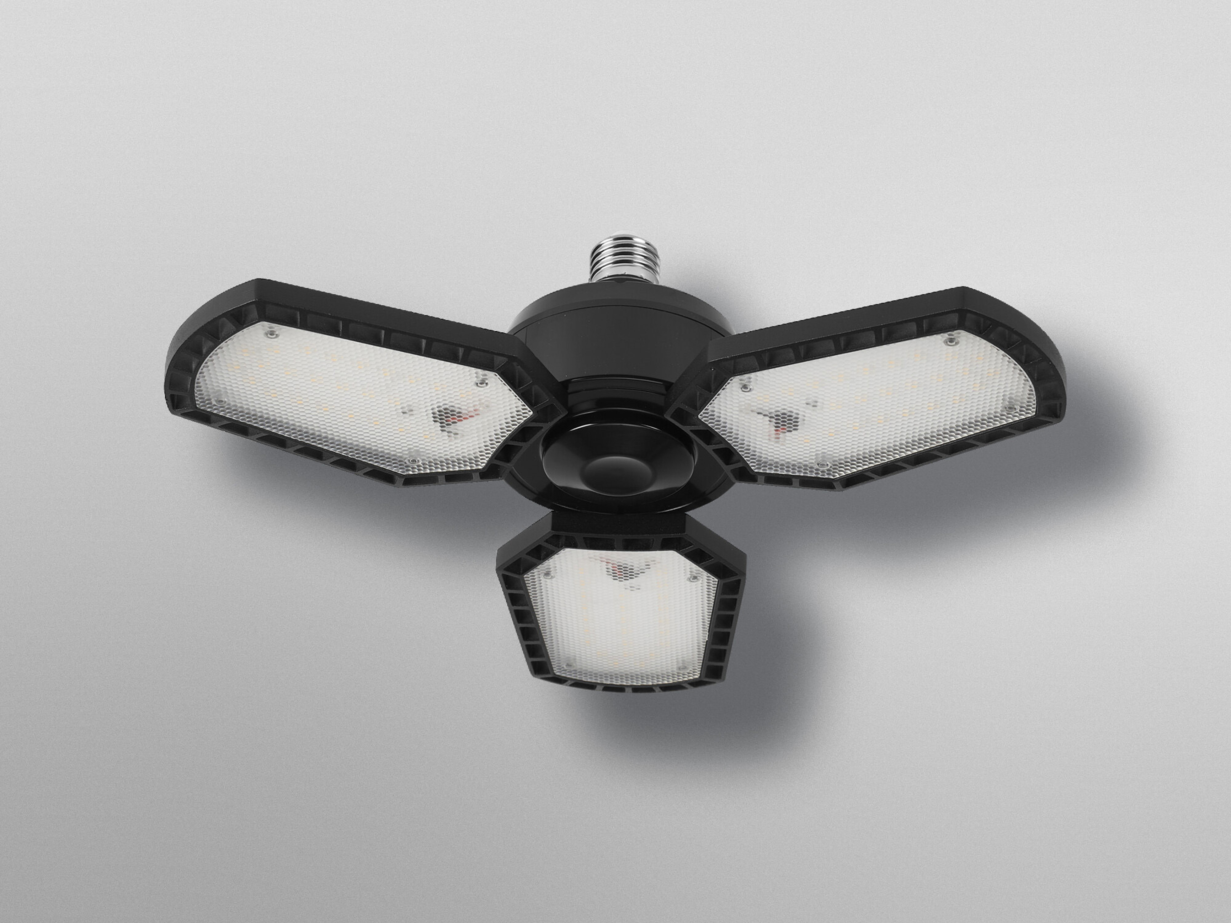 OSRAM LED-Deckenleuchte, E27, 60W, 4000K, EEK: F, 6500lm, IP20, schwarz