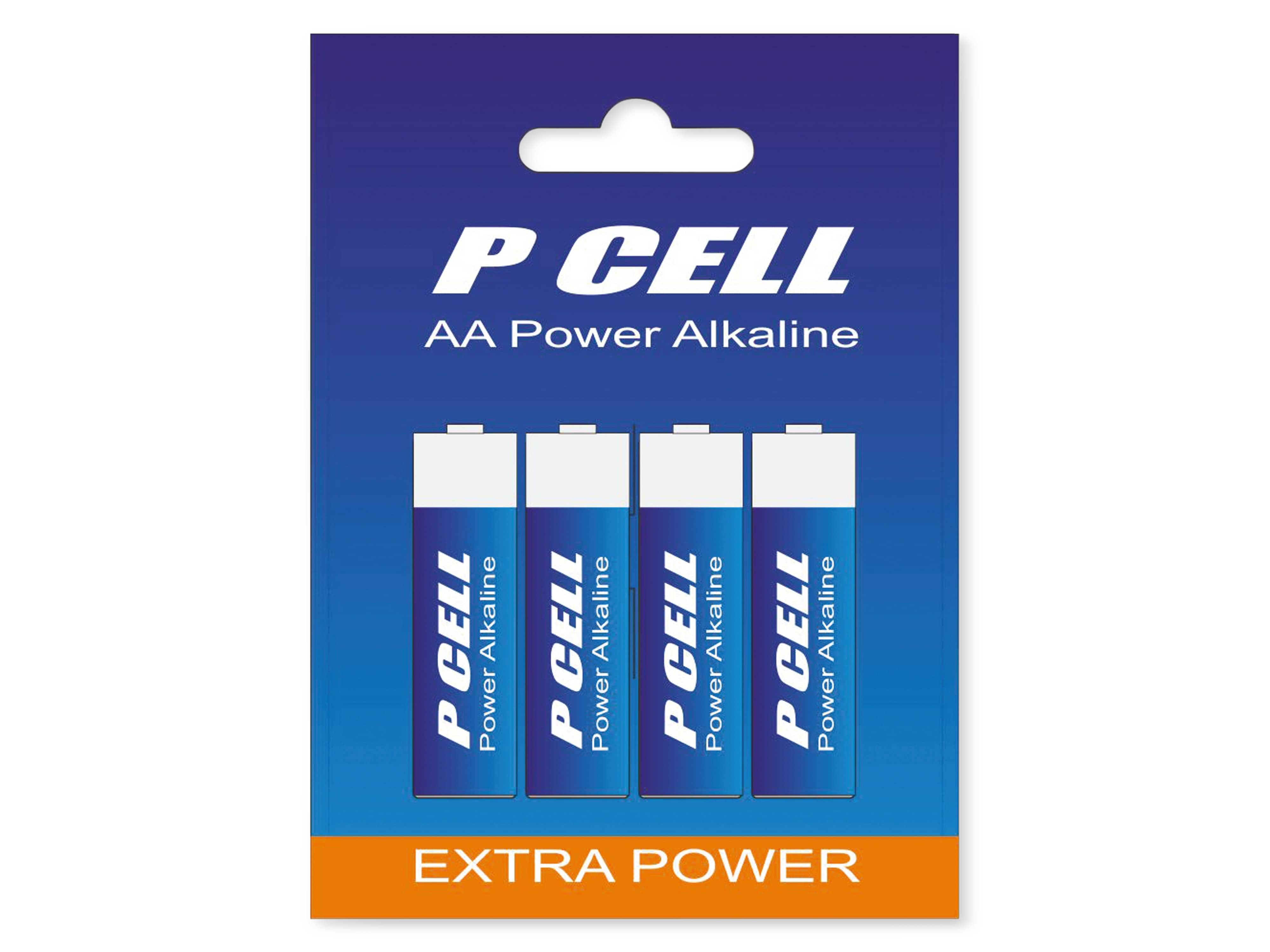 PICHLER P-Cell Mignon AA LR6 1,5 V Batterie, 4 Stück
