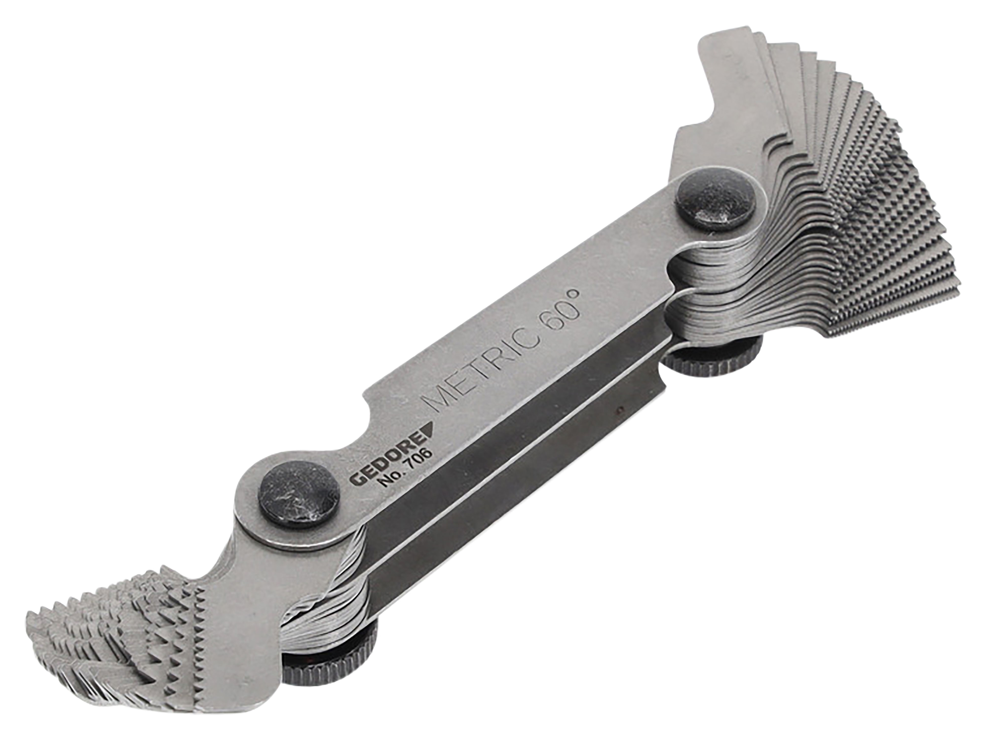 GEDORE BLAU Gewindelehre, 706, 52 Blätter