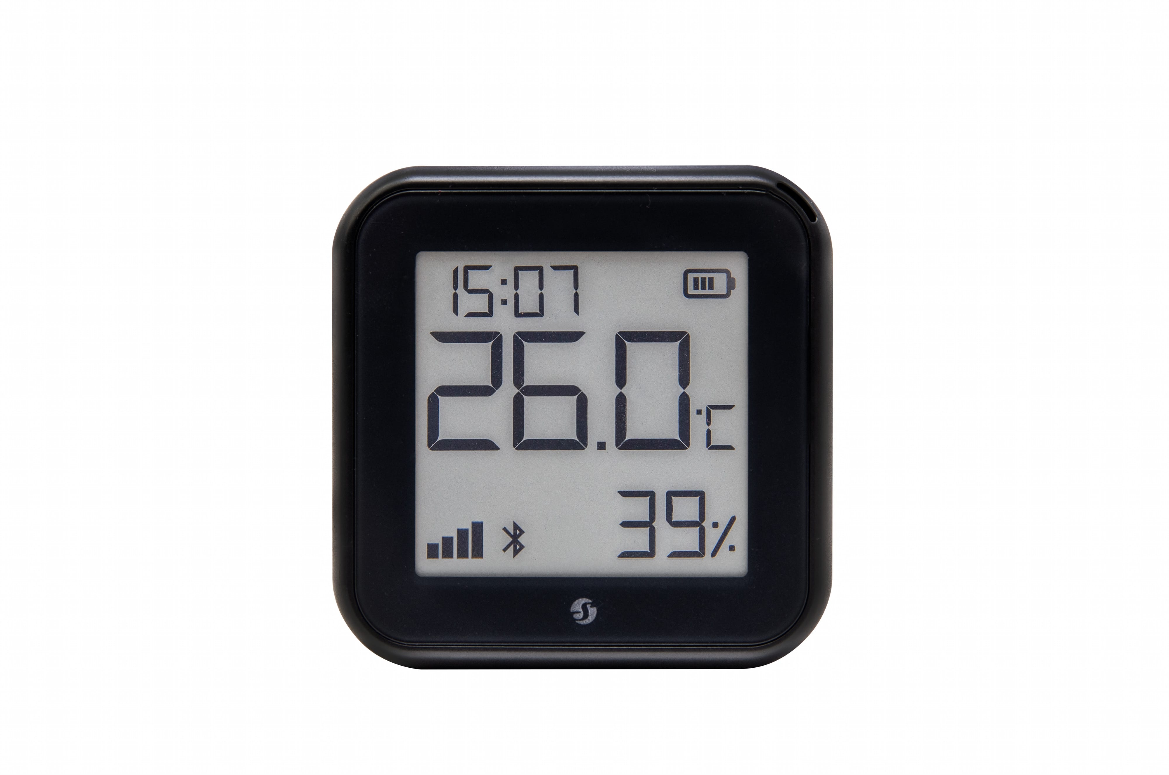 SHELLY WLAN-Temperatur- u. Feuchtigkeitssensor Plus H&T Gen. 3, BT, schwarz