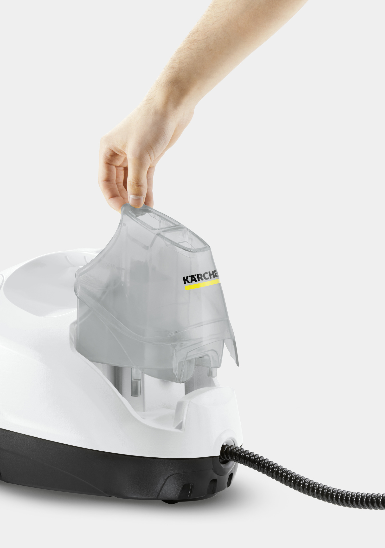 KÄRCHER Bodendampfreiniger SC 4 EasyFix, 2000 W, weiß / schwarz KÄRCHER Bodendampfreiniger SC 4 EasyFix, 2000 W, weiß / schwarz