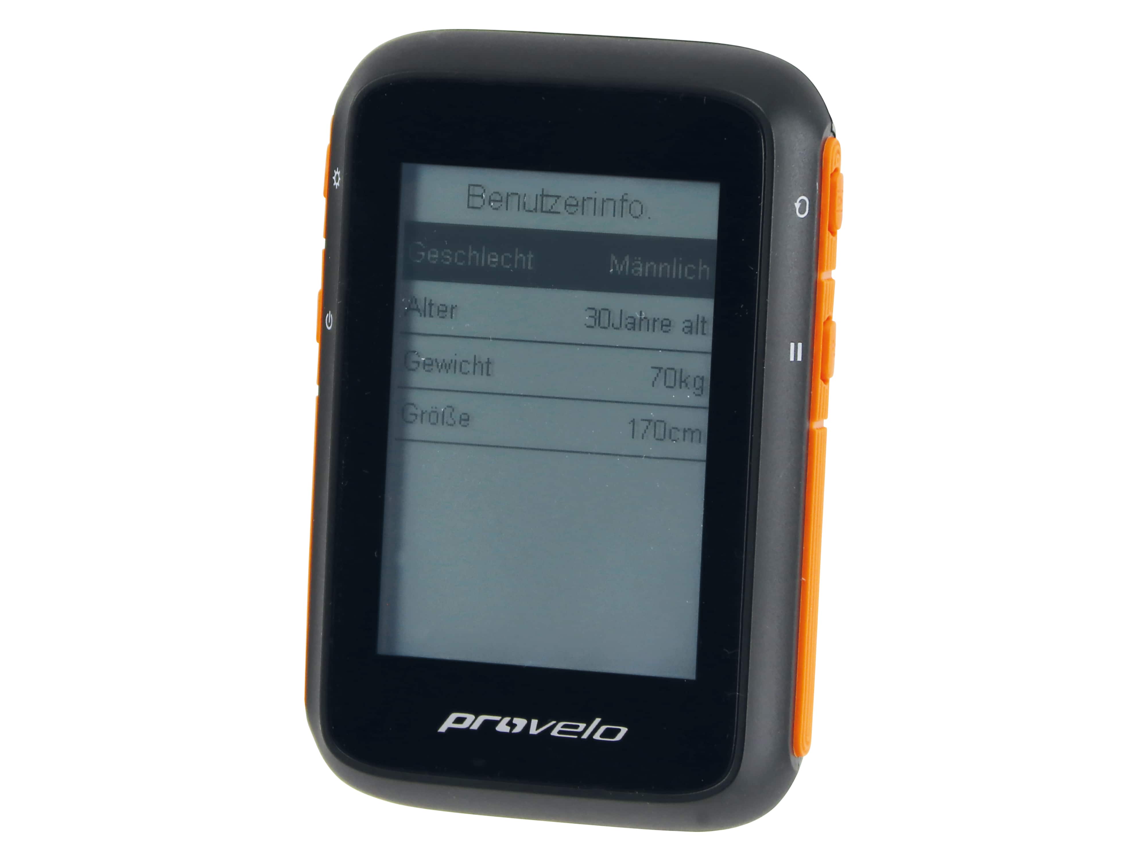 Fahrradcomputer PROVELO, GPS, Bluetooth