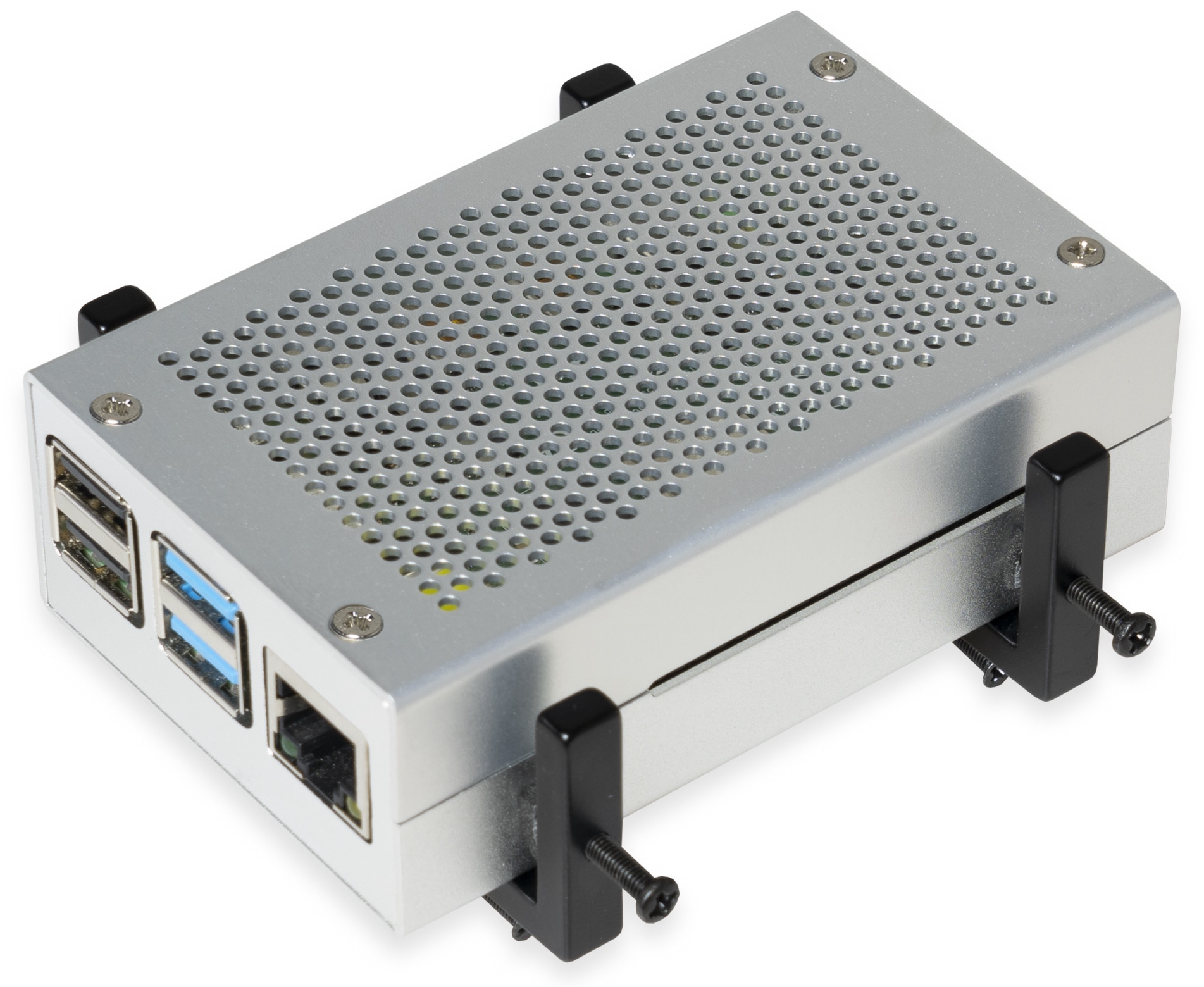 JOY-IT Universal Halterung Vesa 75/100 & Hutschiene / Pi / Mini PC