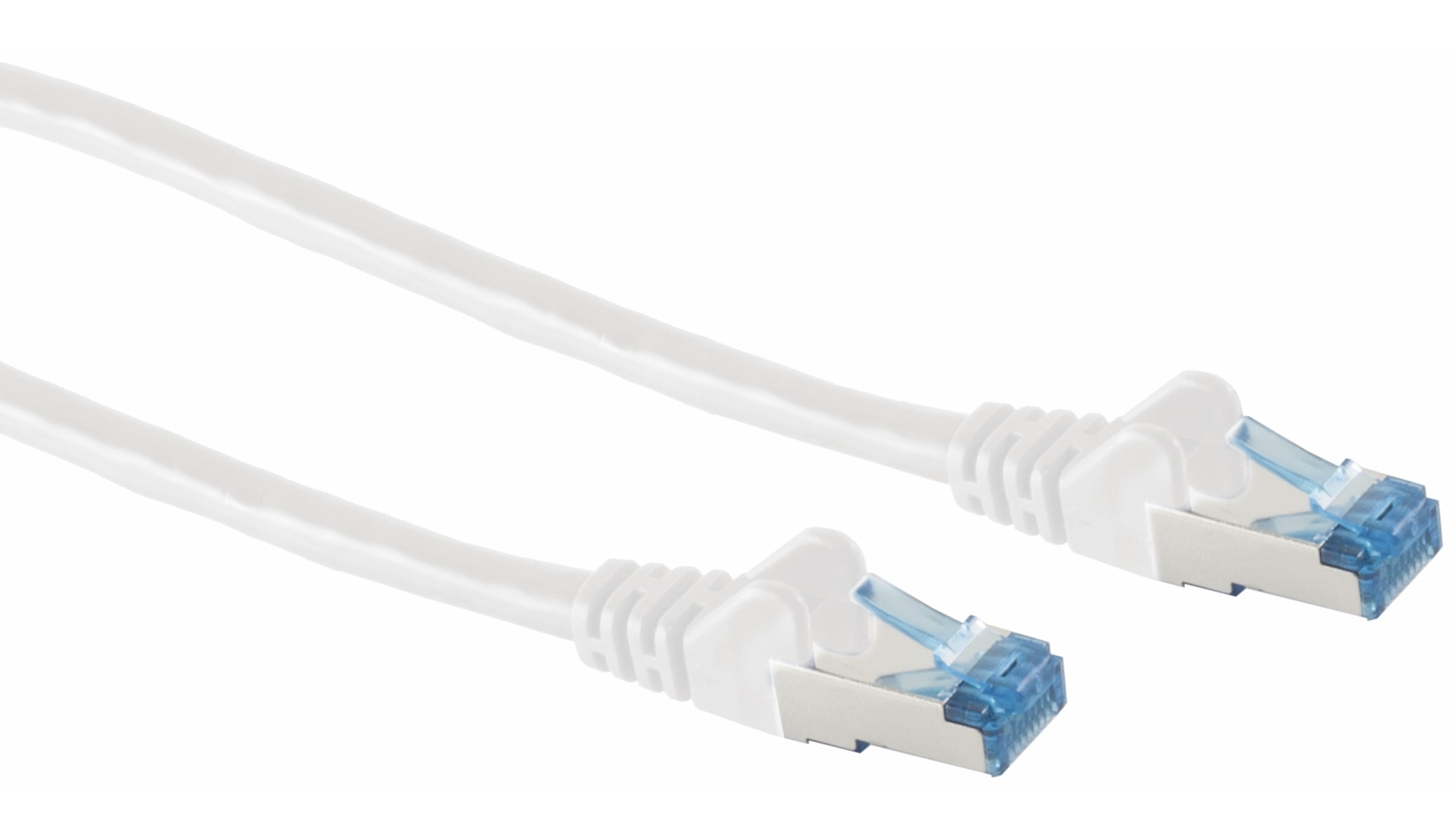 S-IMPULS CAT.6A Patchkabel, 0,5 m, weiß