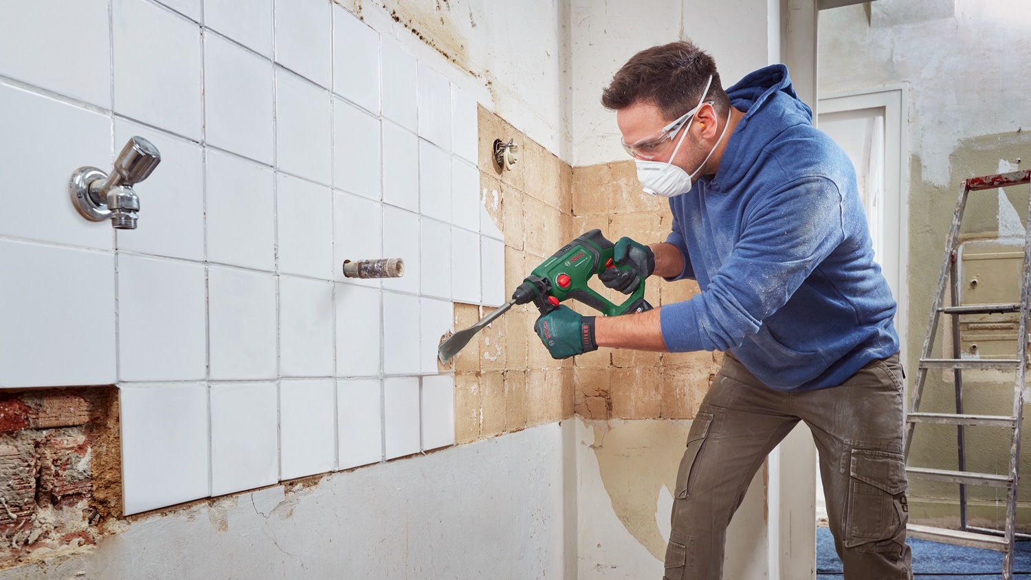 BOSCH Akku-Bohrhammer UniversalHammer 18V, 06039D6000, Solo BOSCH Akku-Bohrhammer UniversalHammer 18V, 06039D6000, Solo