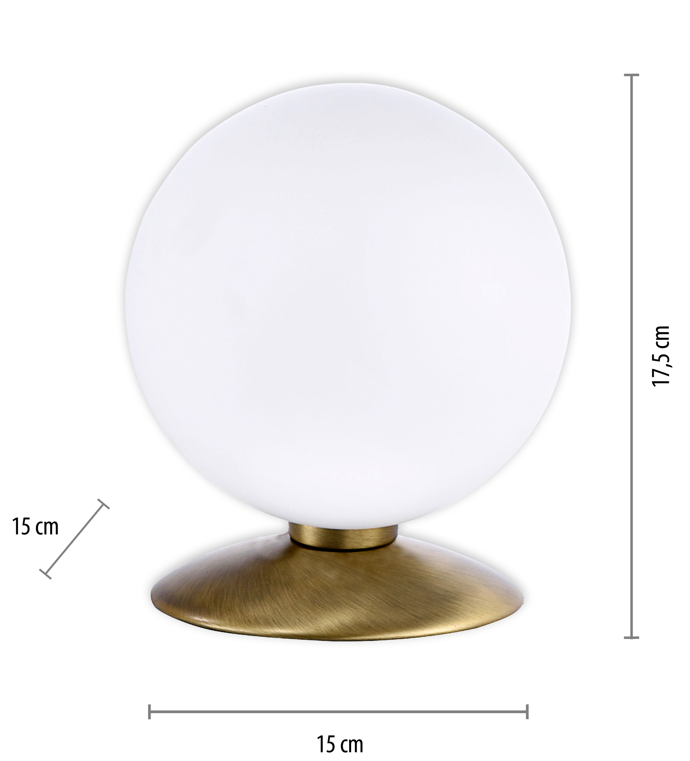 PAUL NEUHAUS LED-Tischleuchte 4013-11 altmessing, G9, 2,6 W, 265 lm, 3000 K