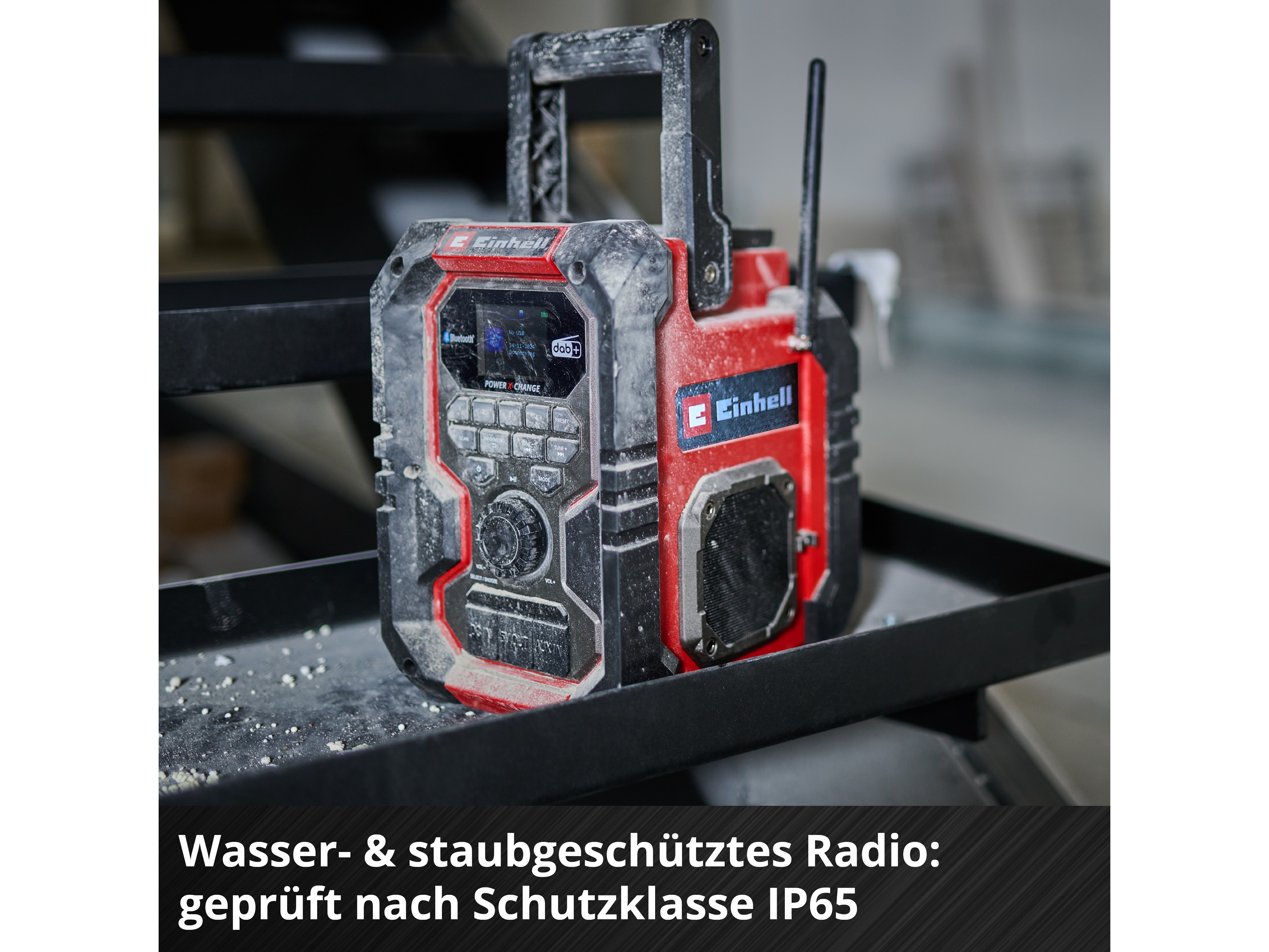 EINHELL Akku-Radio TE-CR 18 Li DAB+/FM/BT, 3407995, Solo