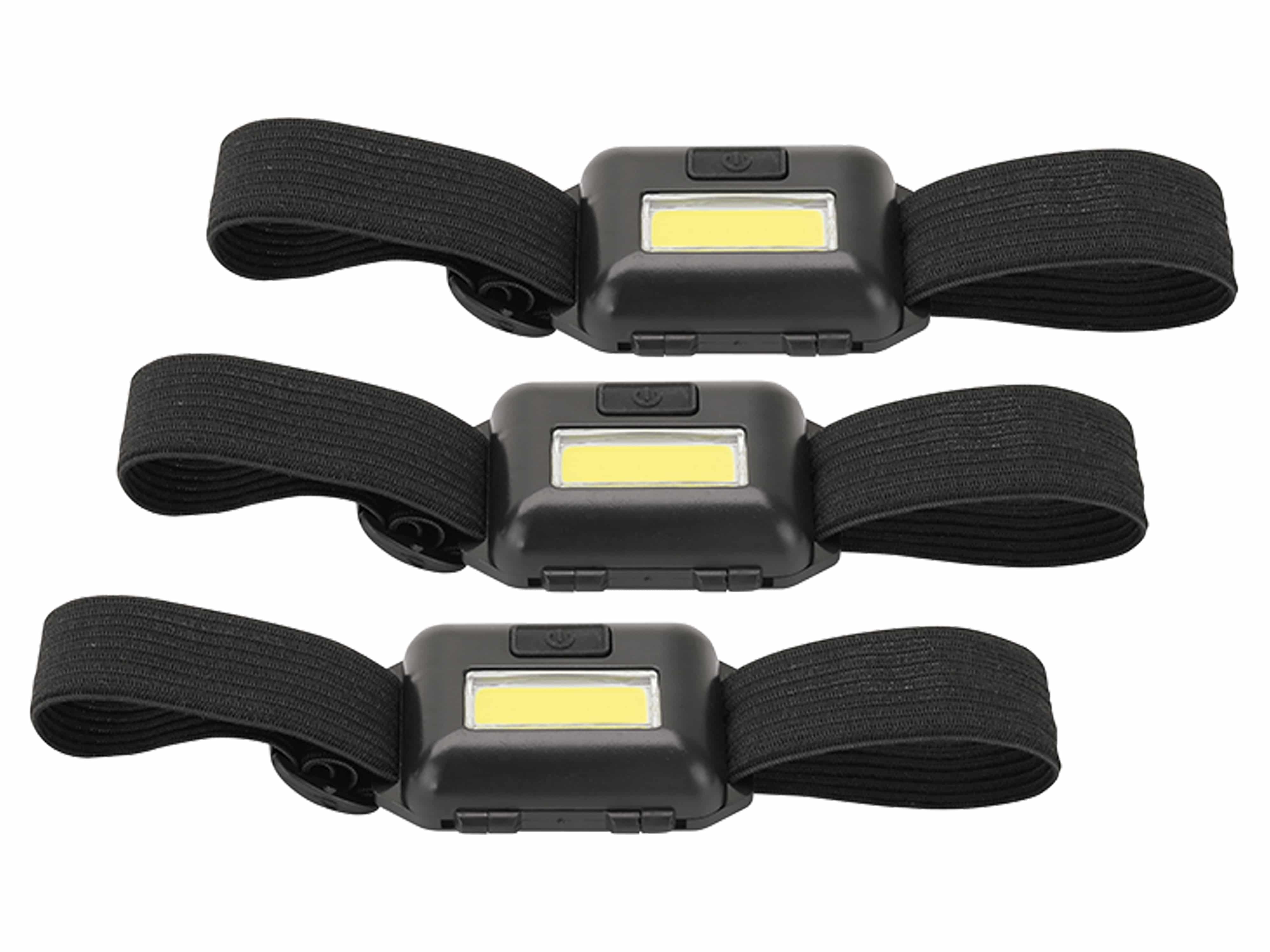 SINTRON Gear LED-Stirnlampe 207904, 3 W, COB, 3 Stück