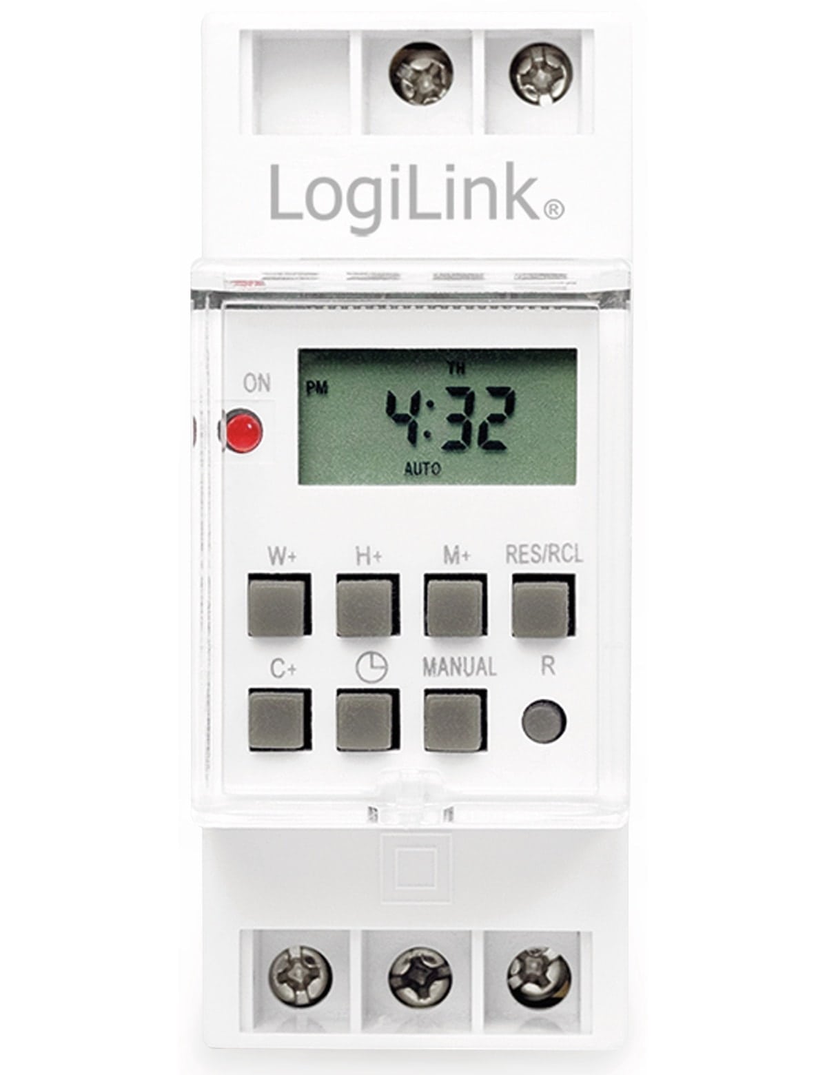LOGILINK Digitale Wochenzeitschaltuhr ET0010, zur Hutschienenmontage