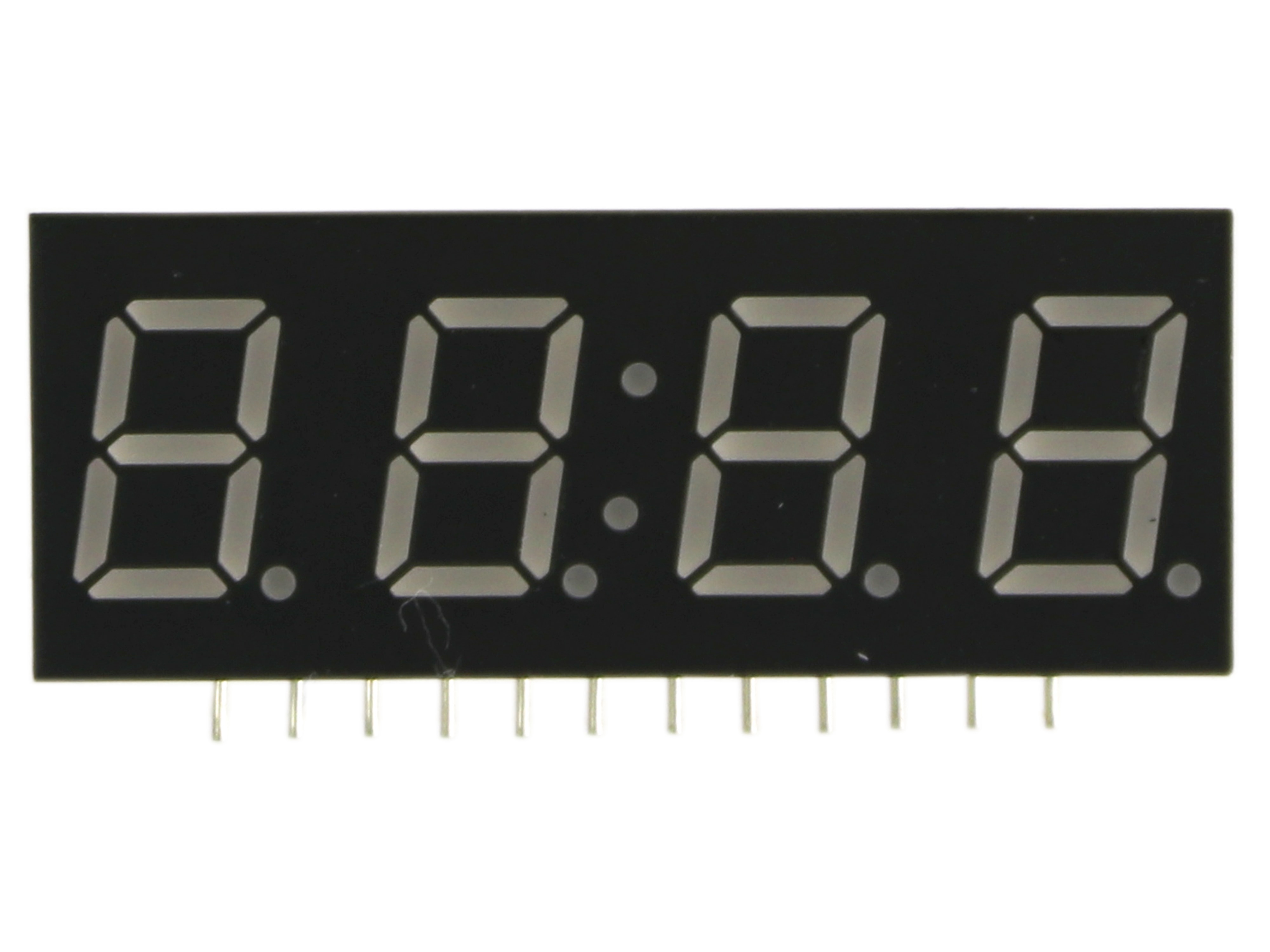 LED-Anzeige XIAMEN HUALIAN 4HSG21010B26-1W, 10mm, grün, 4 digit LED-Anzeige XIAMEN HUALIAN 4HSG21010B26-1W, 10mm, grün, 4 digit