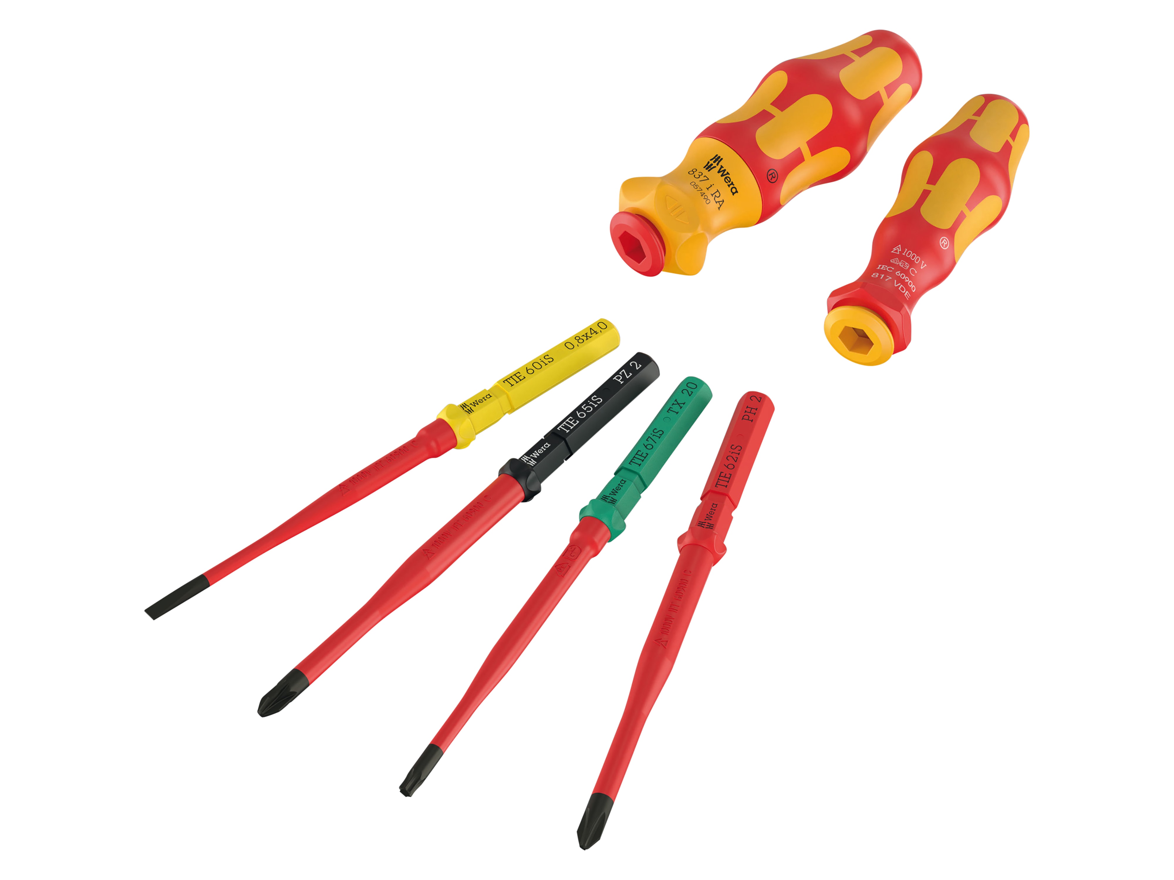 WERA Werkzeug-Set, Kraftform Kompakt VDE 17 extra slim 2 Tool Finder, 05006610001, 17-teilig WERA Werkzeug-Set, Kraftform Kompakt VDE 17 extra slim 2 Tool Finder, 05006610001, 17-teilig
