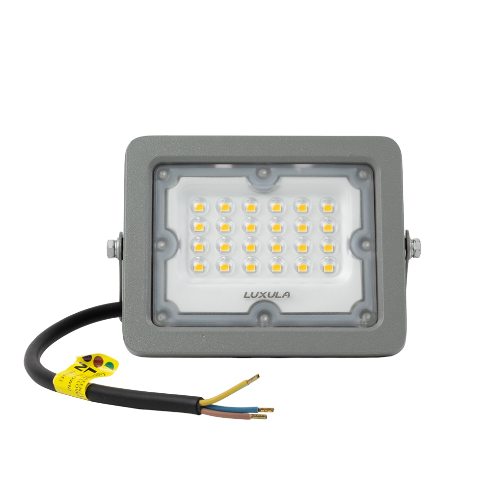LUXULA LED-Fluter, EEK: F, 20W, 1800lm, 4000K, IP65, grau LUXULA LED-Fluter, EEK: F, 20W, 1800lm, 4000K, IP65, grau