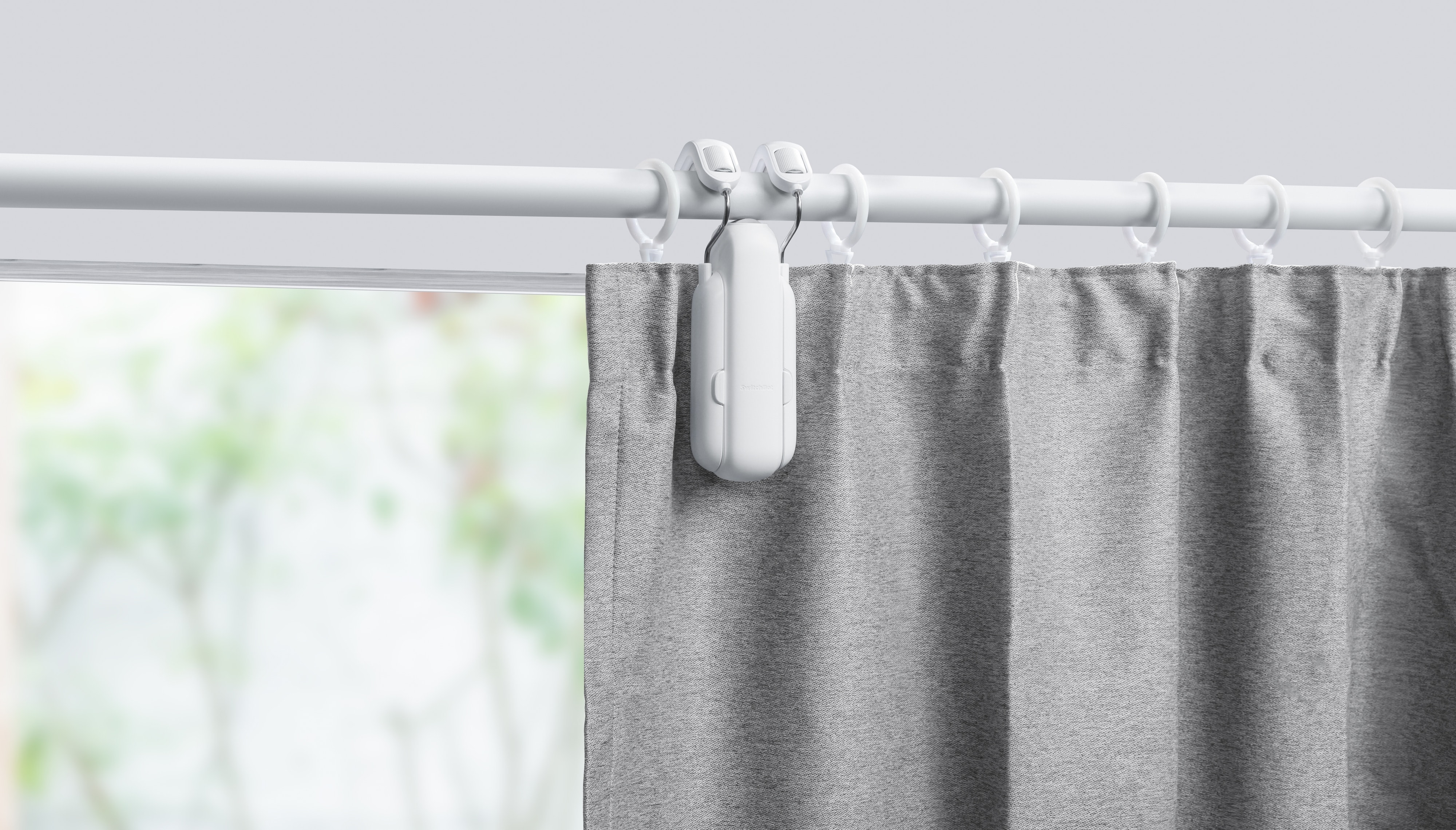 SWITCHBOT Smarter Vorhangöffner, Curtain Rod 3, weiß