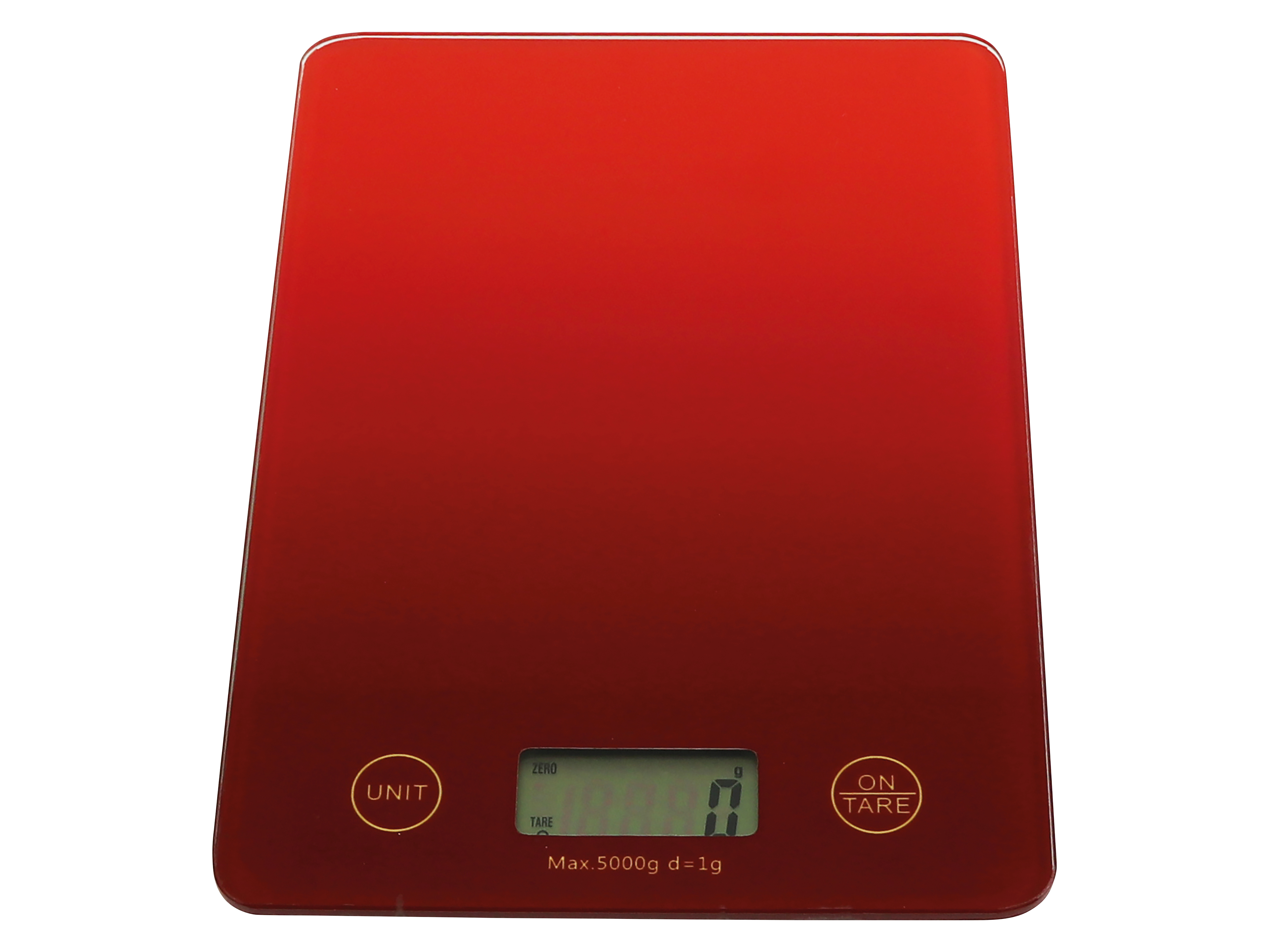 Digitale Küchenwaage, SCO-1, schwarz/rot