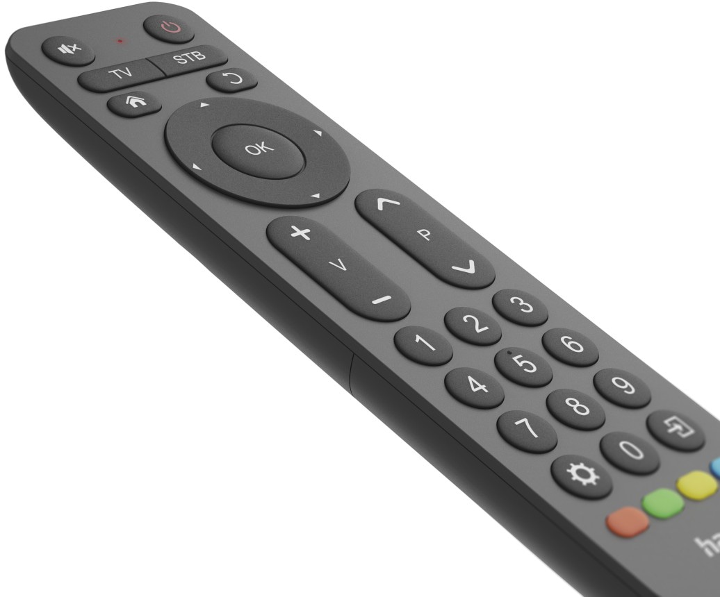 HAMA Universal-Fernbedienung TV, Infrarot, für 2 Geräte, große Tasten, lernfähig, schwarz HAMA Universal-Fernbedienung TV, Infrarot, für 2 Geräte, große Tasten, lernfähig, schwarz