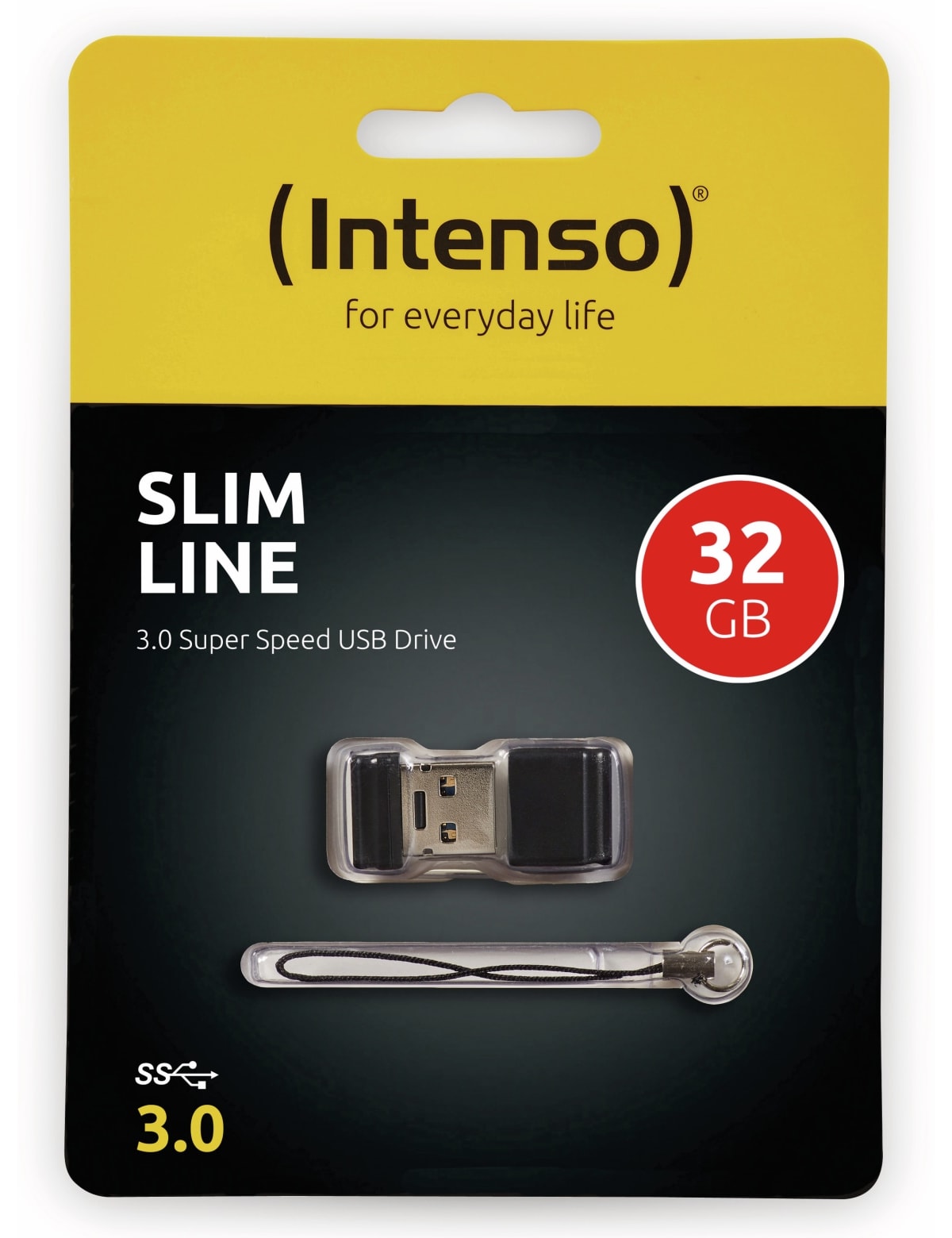 INTENSO USB-Stick Slim Line 3532480 USB 3.2 32GB INTENSO USB 3.2 Speicherstick Slim Line, 32 GB