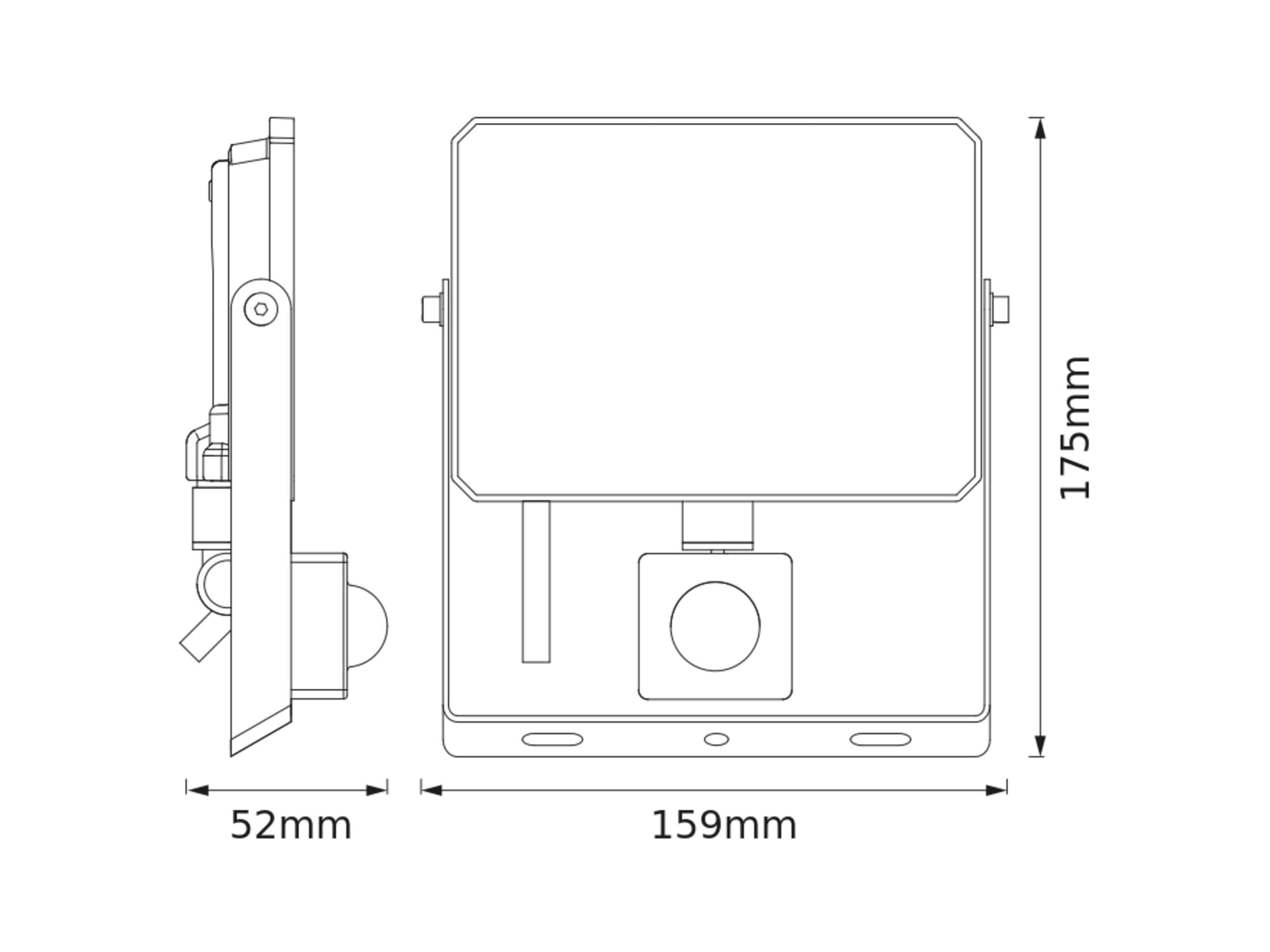 OSRAM LED-Fluter mit Sensor, 30W, 2700lm, 4000K, 105°, IP65, neutralweiß OSRAM LED-Fluter mit Sensor, 30W, 2700lm, 4000K, 105°, IP65, neutralweiß