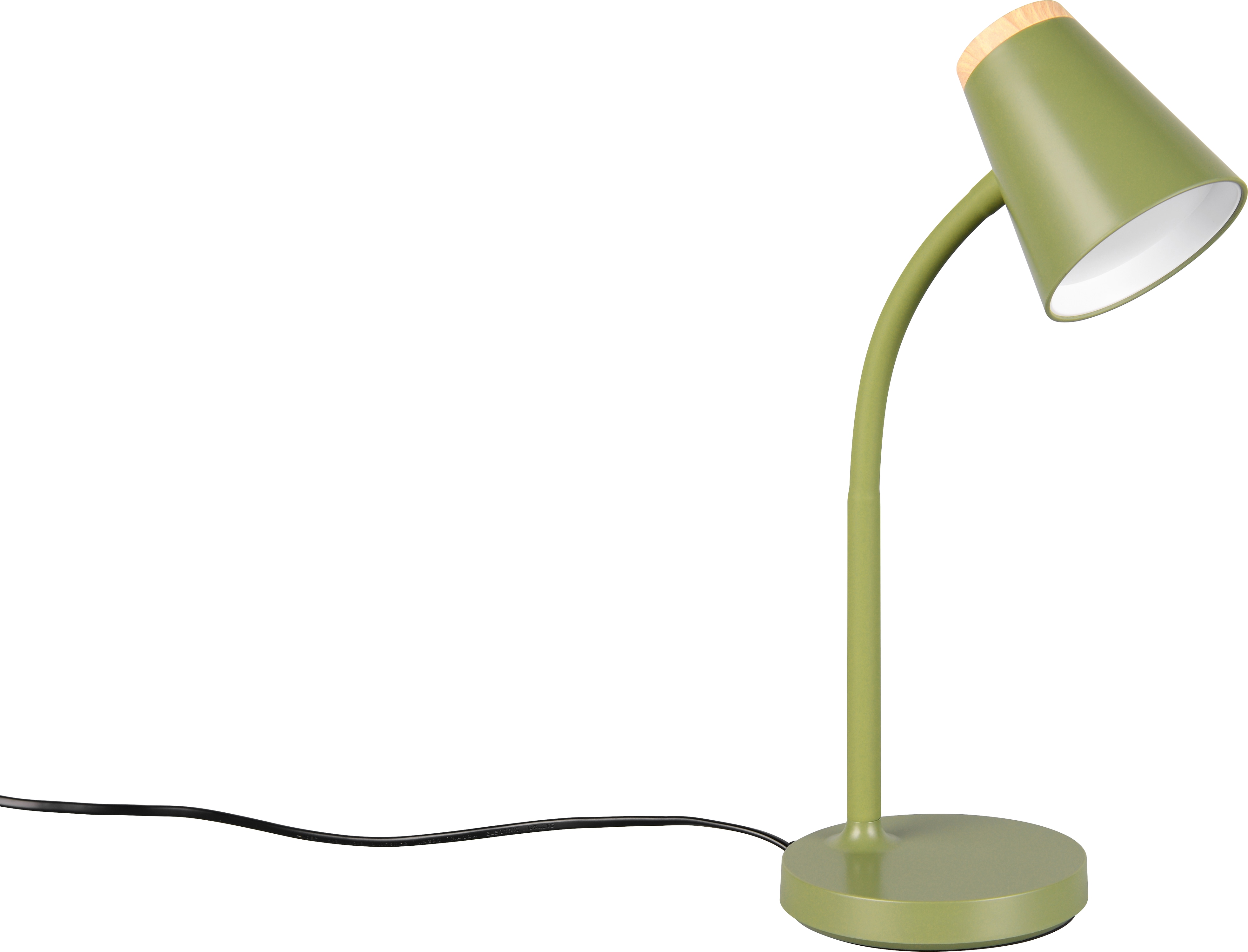 REALITY LED-Tischleuchte PONGO, R55831115, 4,5W, 500lm, 3000K, grün