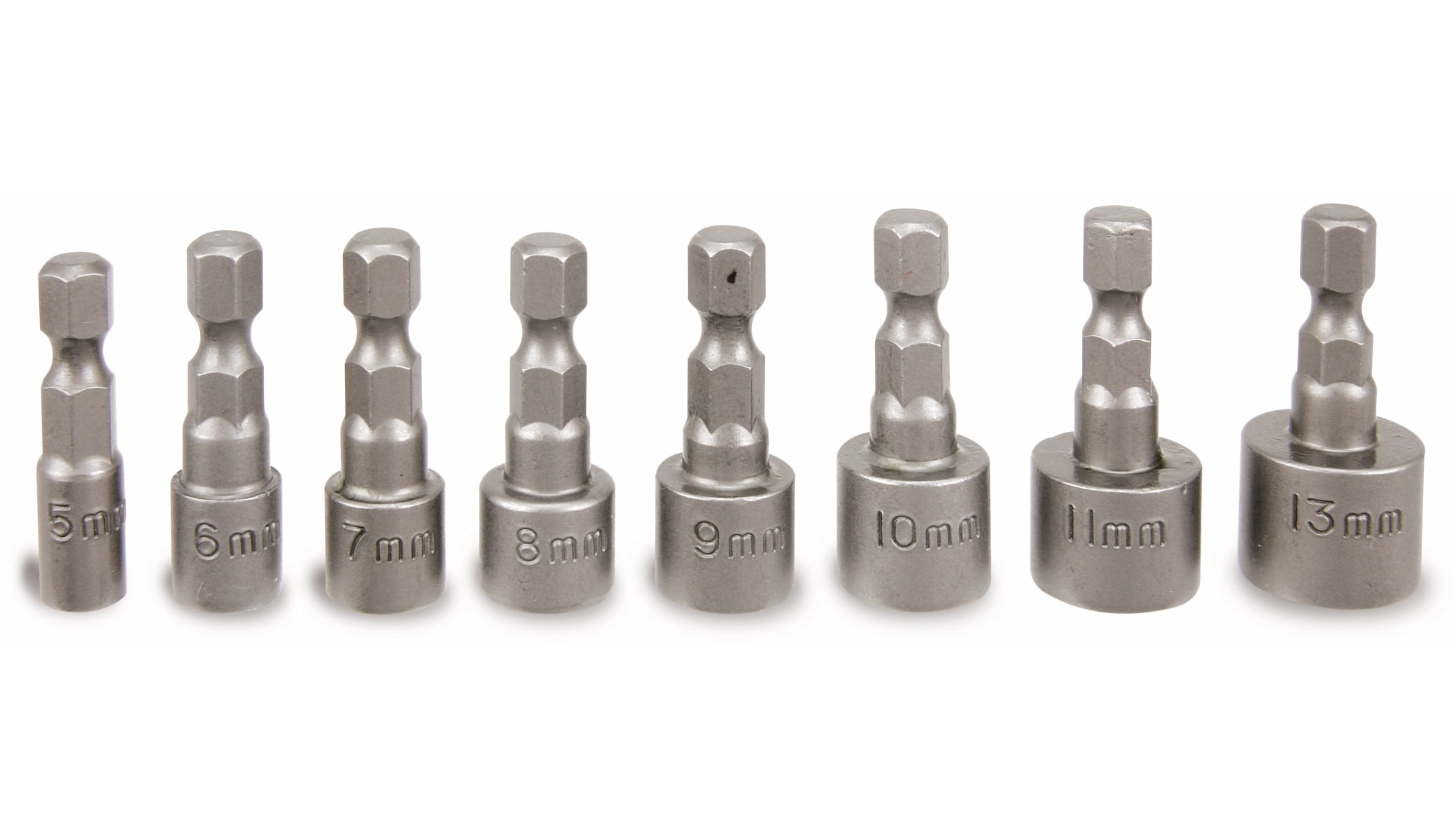 TOOLTECH Steckschlüssel-Bitsatz, CR-V, 8-teilig