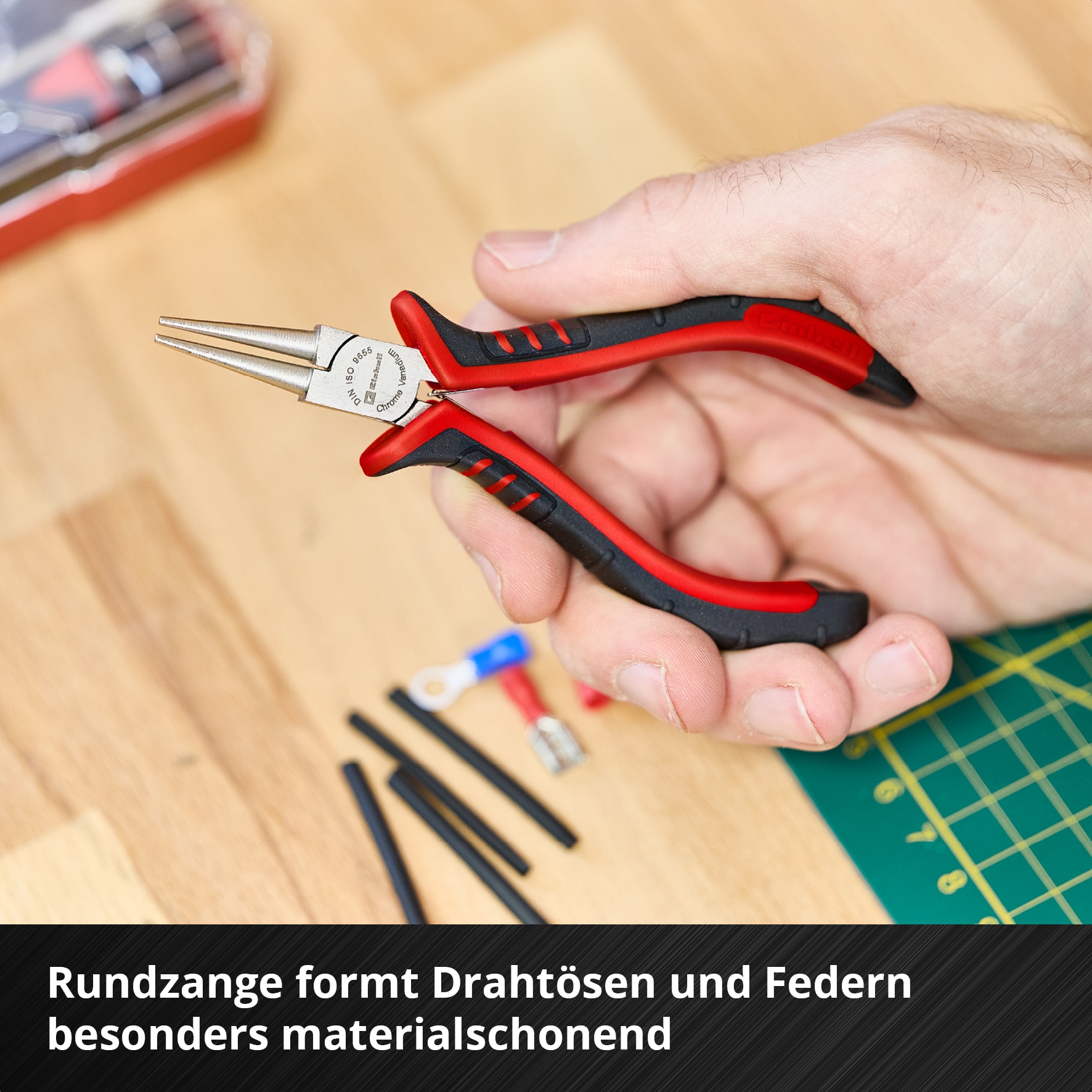 EINHELL E-Case-Einleger Feinmechaniker-Zangen, 505272, 8-teilig