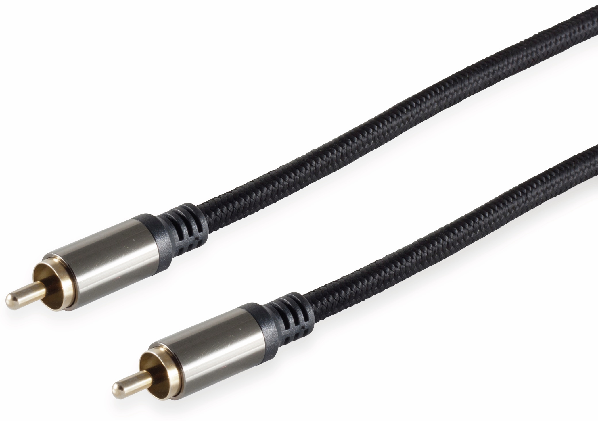 BLACK COTTON Cinchkabel, 1,0 m, schwarz BLACK COTTON Cinchkabel, 1,0 m, schwarz