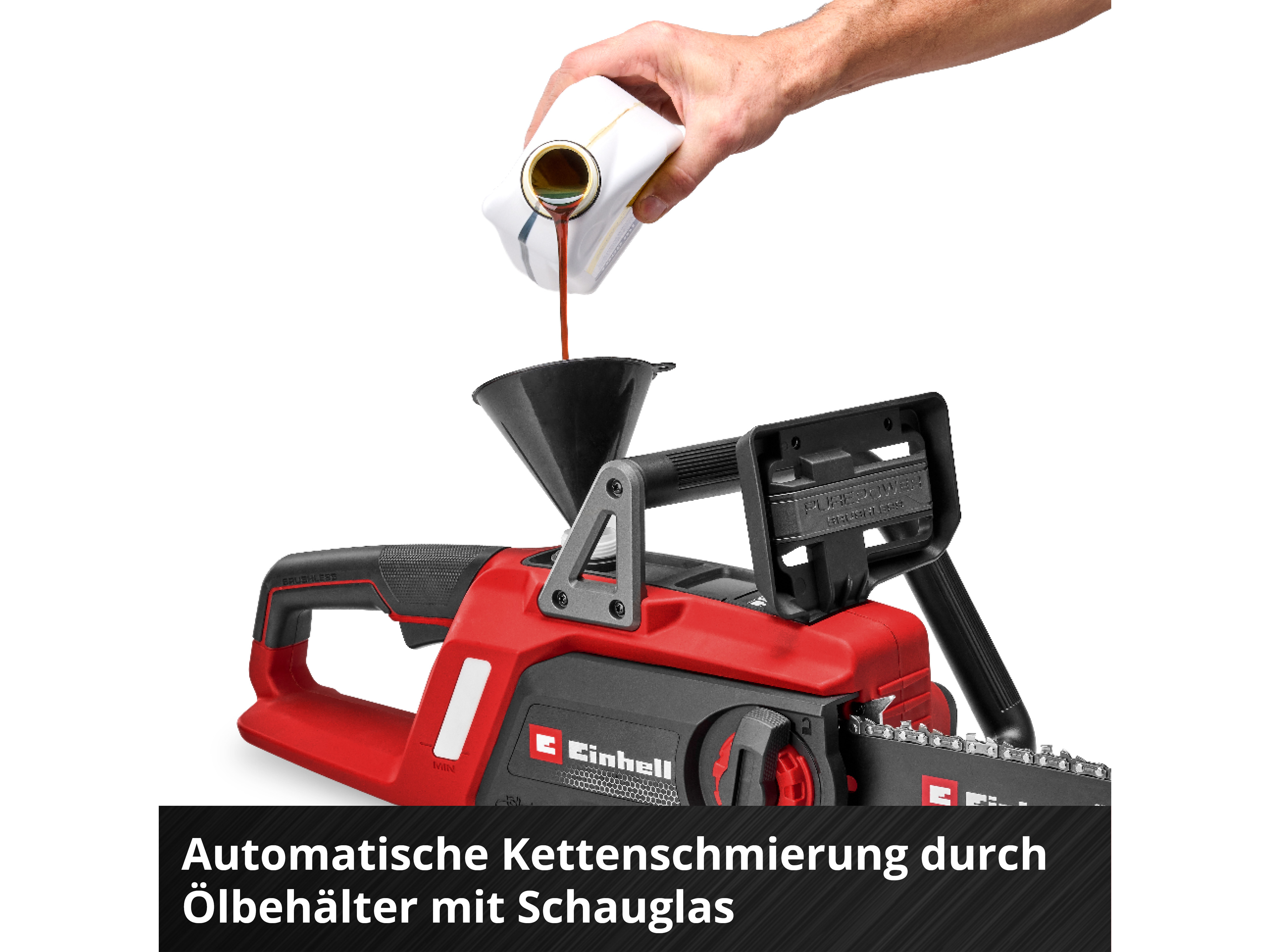 EINHELL Akku-Kettensäge GE-LC 18/25 Li BL, 4600070, Solo