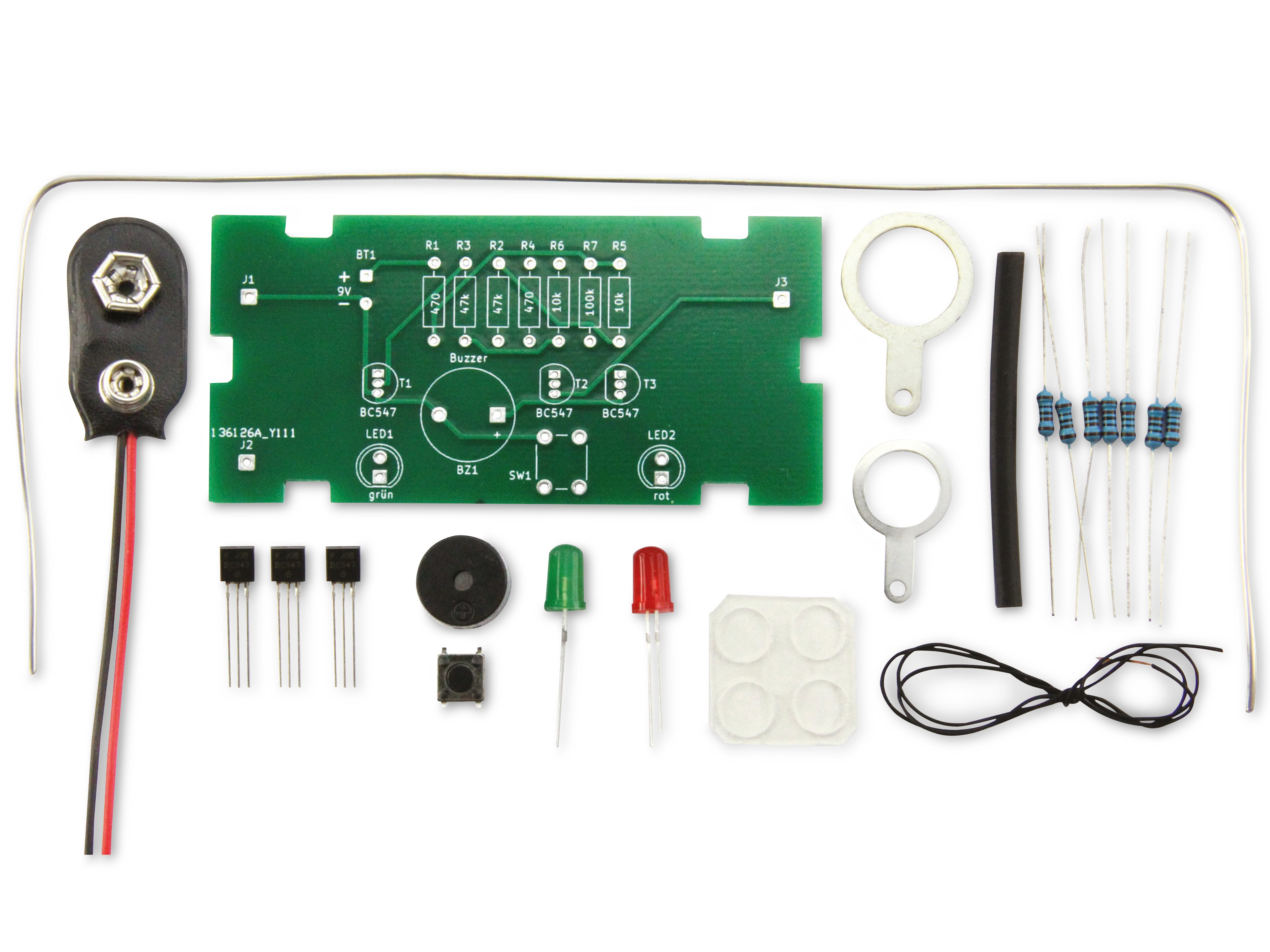 SOL-EXPERT Platinen Bausatz "Heißer Draht", mit Memory- Funktion