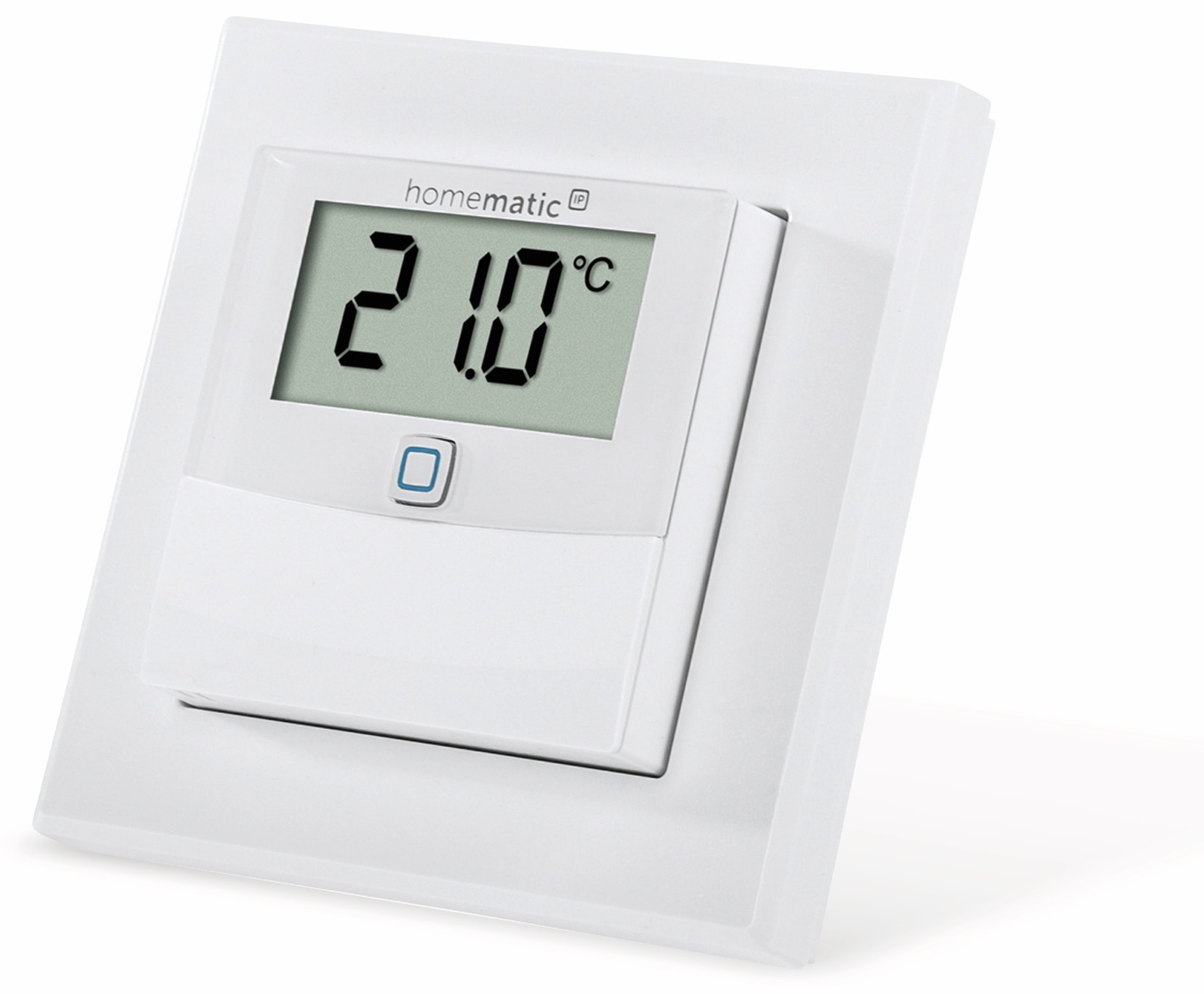 HOMEMATIC IP Smart Home 150180A0, Temp. und Luftfeucht. Sensor mit Display