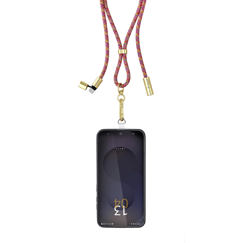 INTENSO USB-Kabel Lanyard USB-C 1,65m Schwarz
