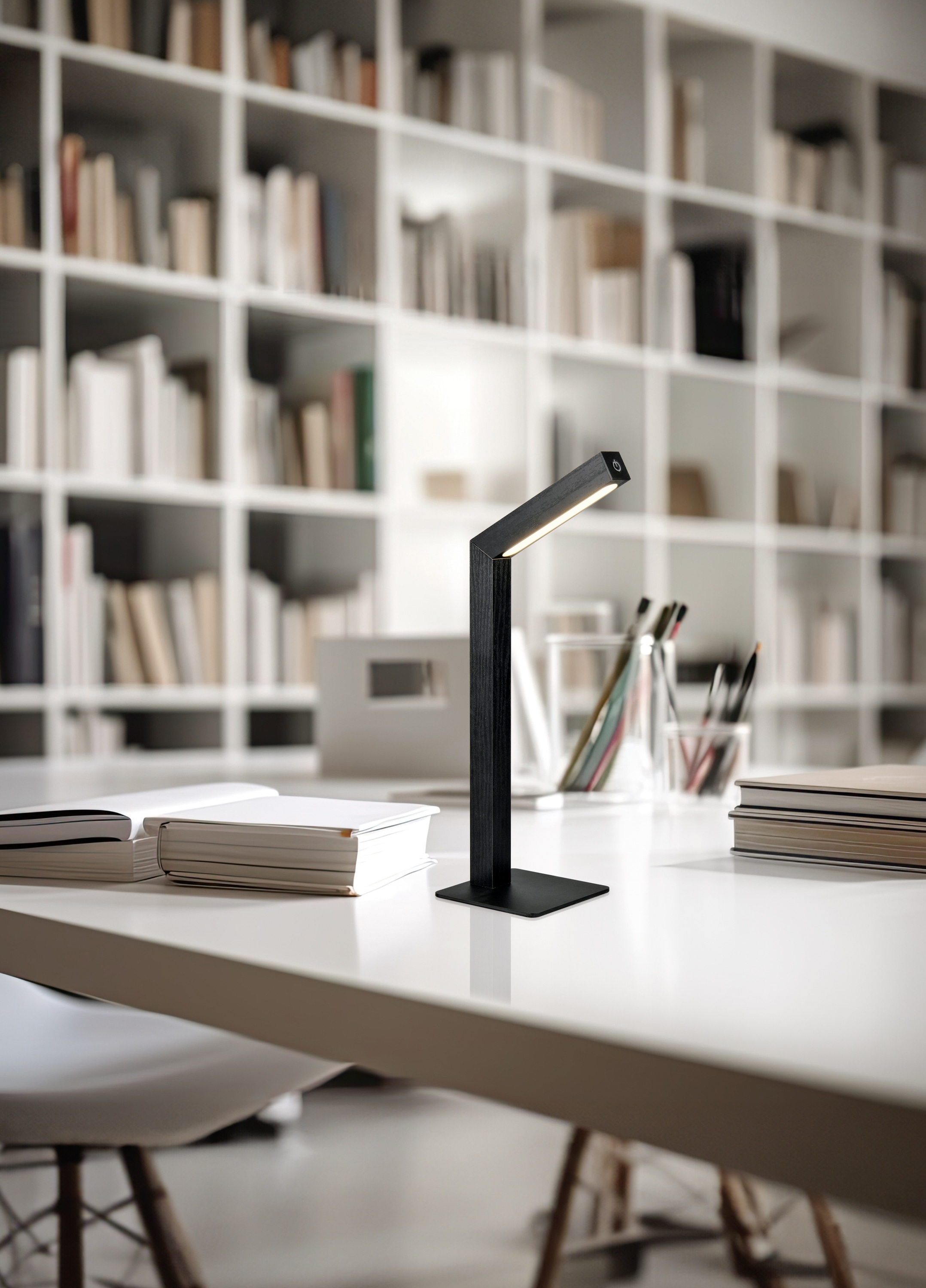 REALITY LED-Akku-Tischleuchte SKIP, R55951132, 2W, 185lm, 3000K, schwarz