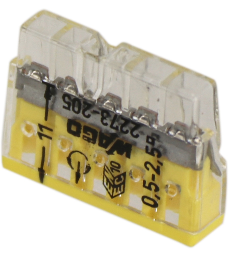 Wago, Steckklemmen, 273-105, 5-polig, 2,5 mm², 100 Stück