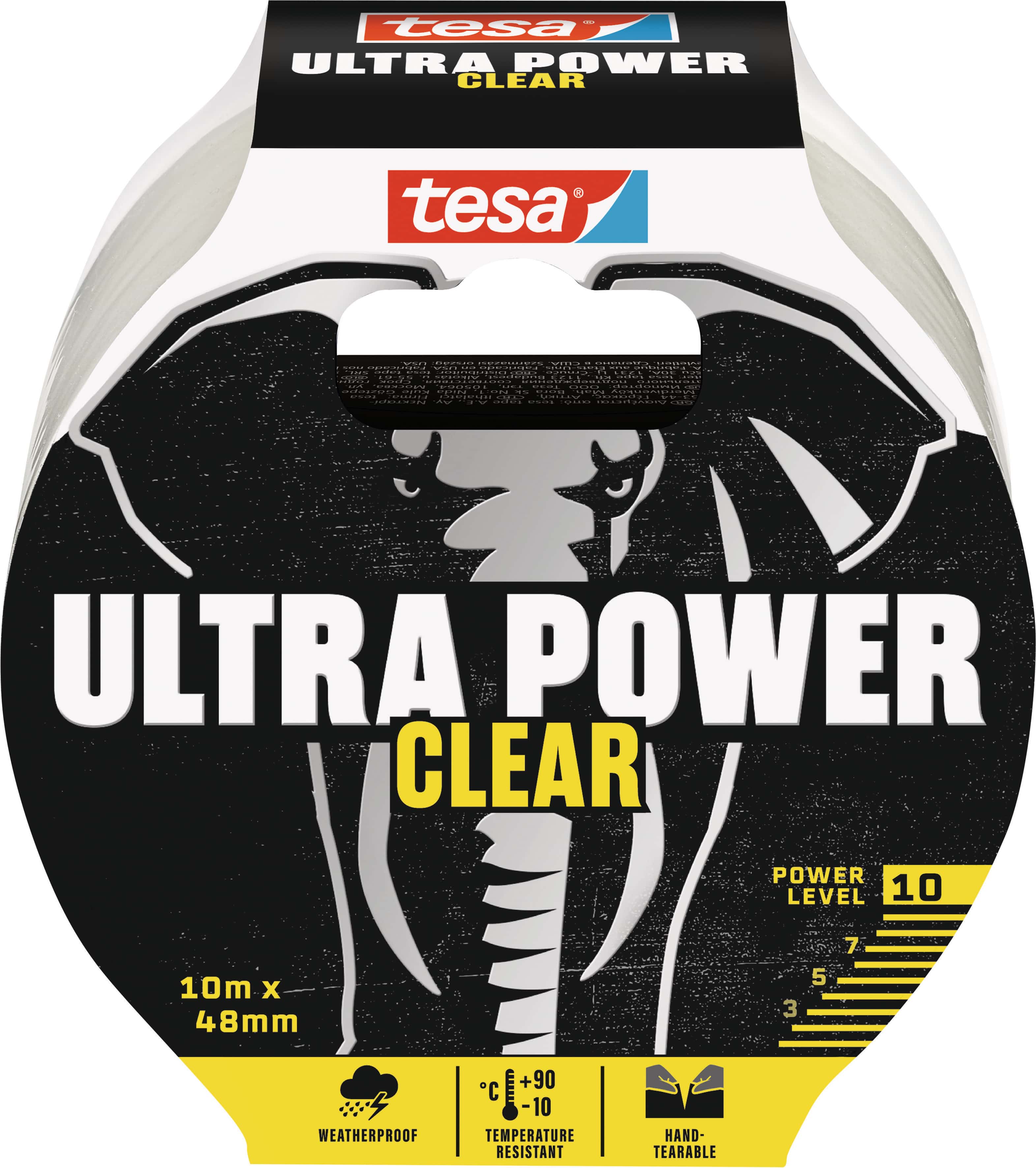 TESA Ultra Power Clear, Reparaturband, 48 mm x 10 m, transparent TESA Ultra Power Clear, Reparaturband, 48 mm x 10 m, transparent